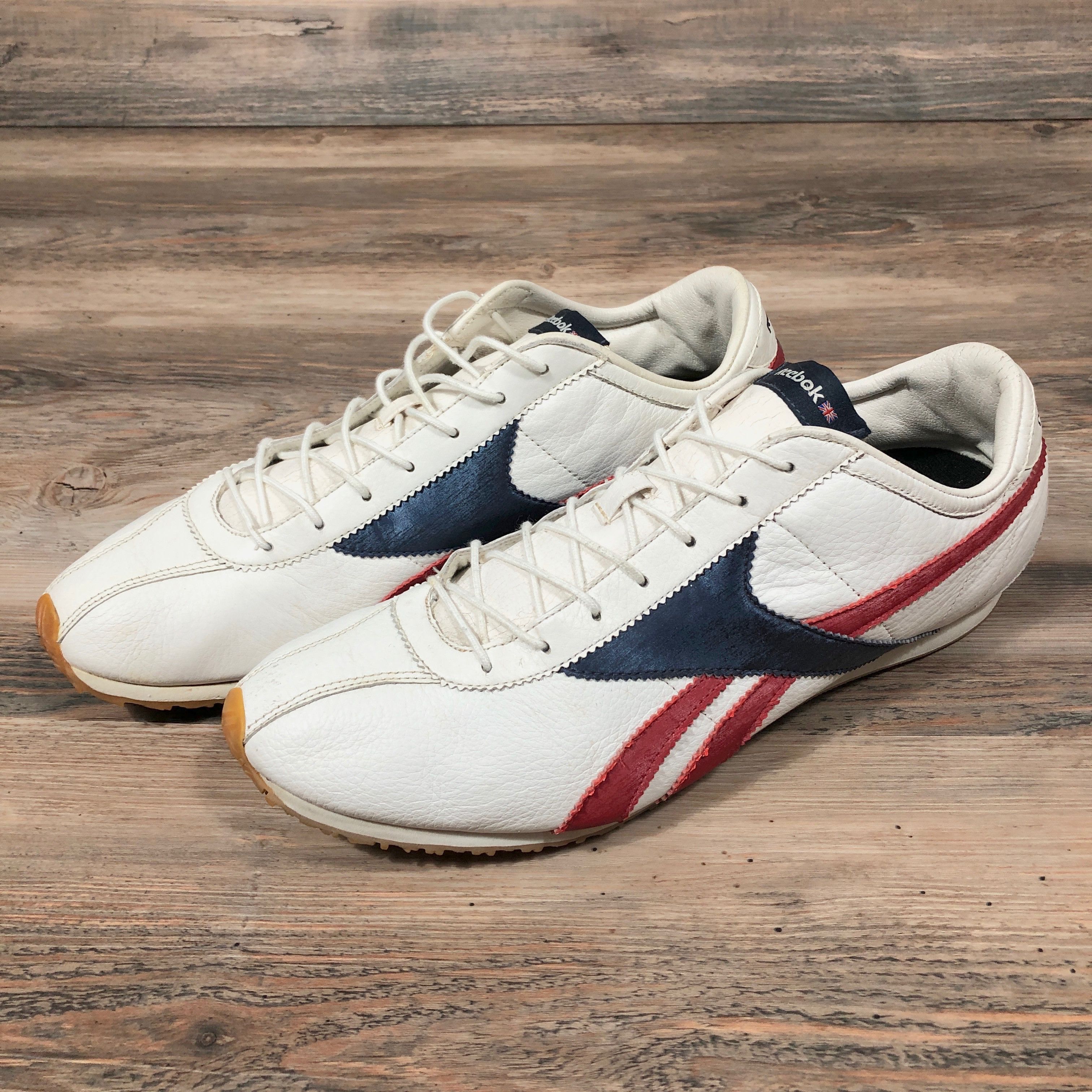 Reebok Streetwear Vintage RARE Vintage REEBOK White Running Driving Shoes Grailed