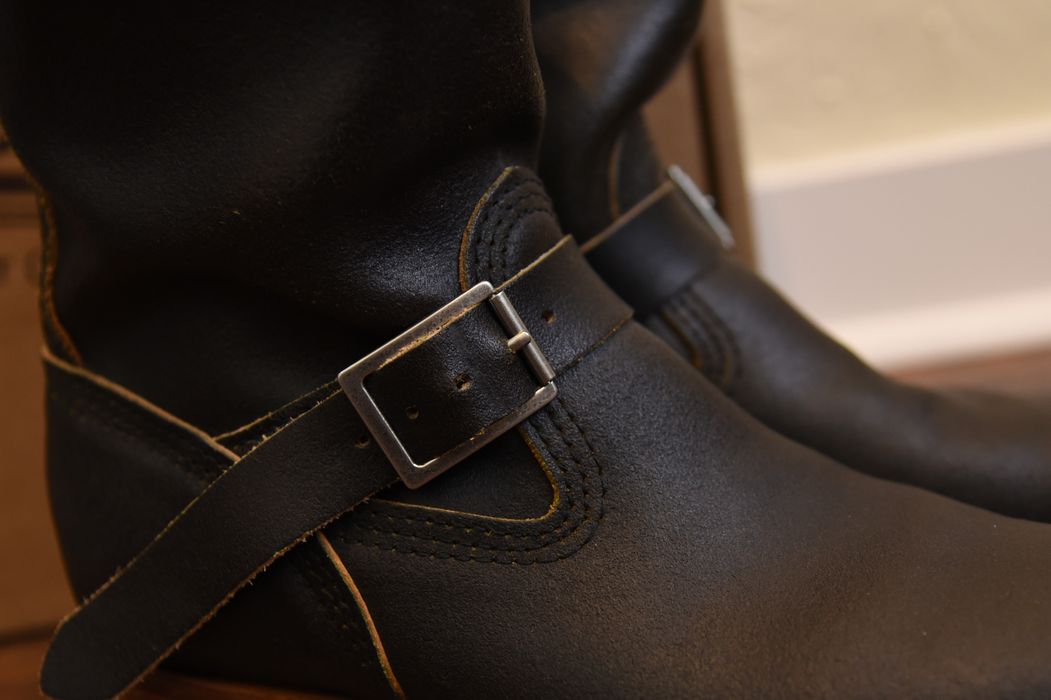 WESCO Olive Waxed Flesh Engineer Boots Grailed