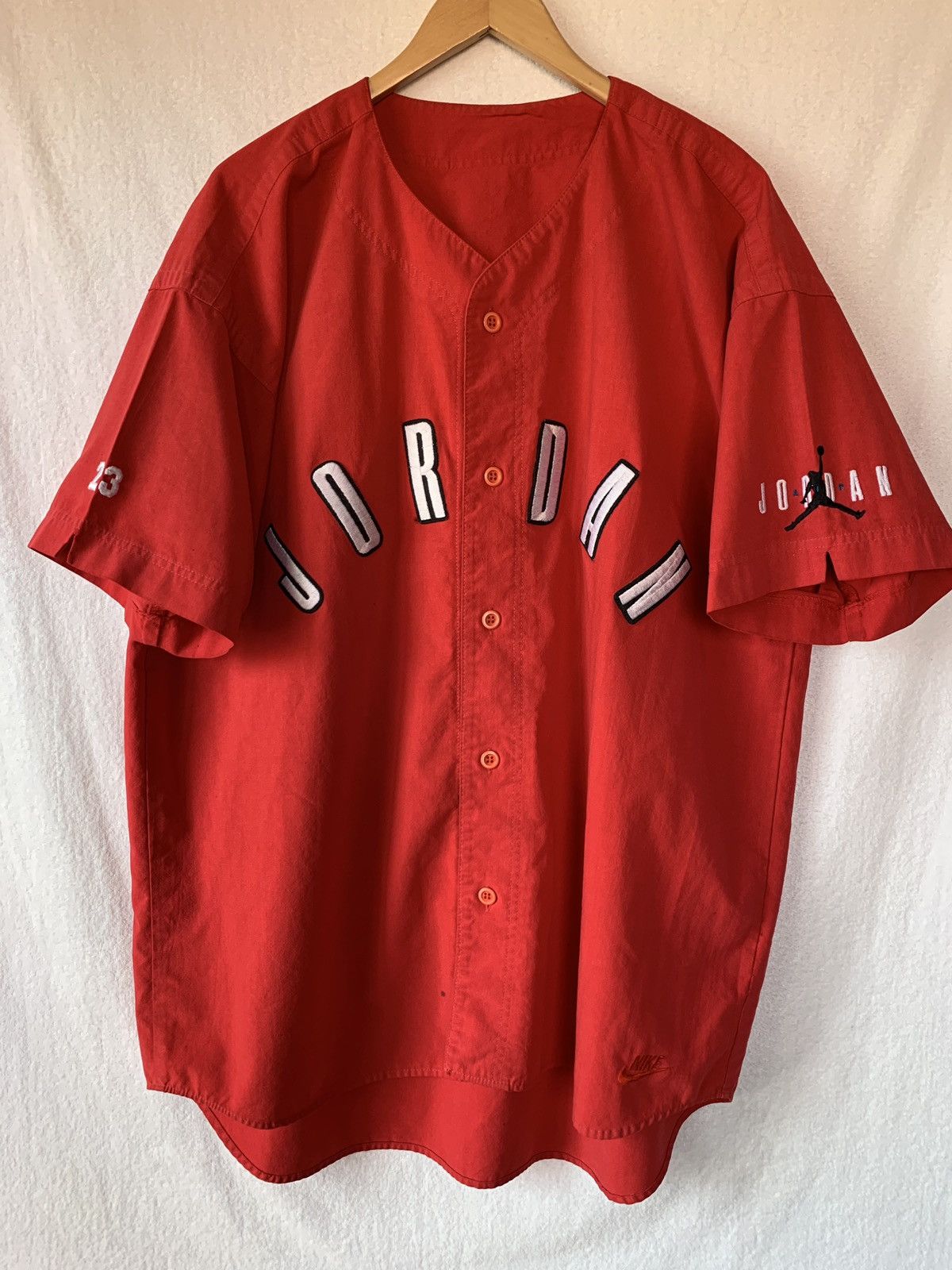 Nike Vintage 90's Air Jordan Nike Baseball Jersey, Grailed