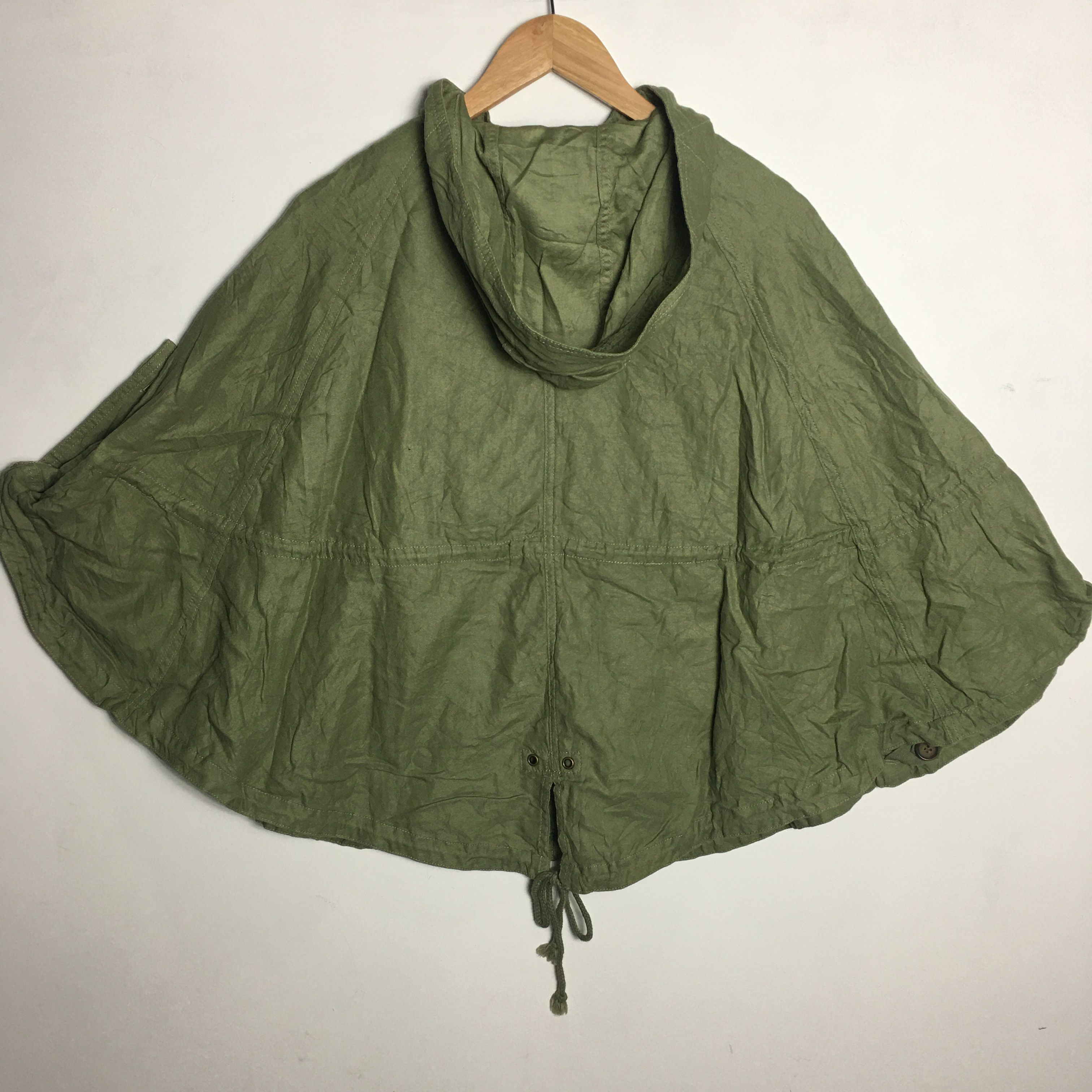 Other BLUE Japan Poncho Capes Jacket Shirt Designer Size US M / EU 48-50 / 2 - 4 Thumbnail