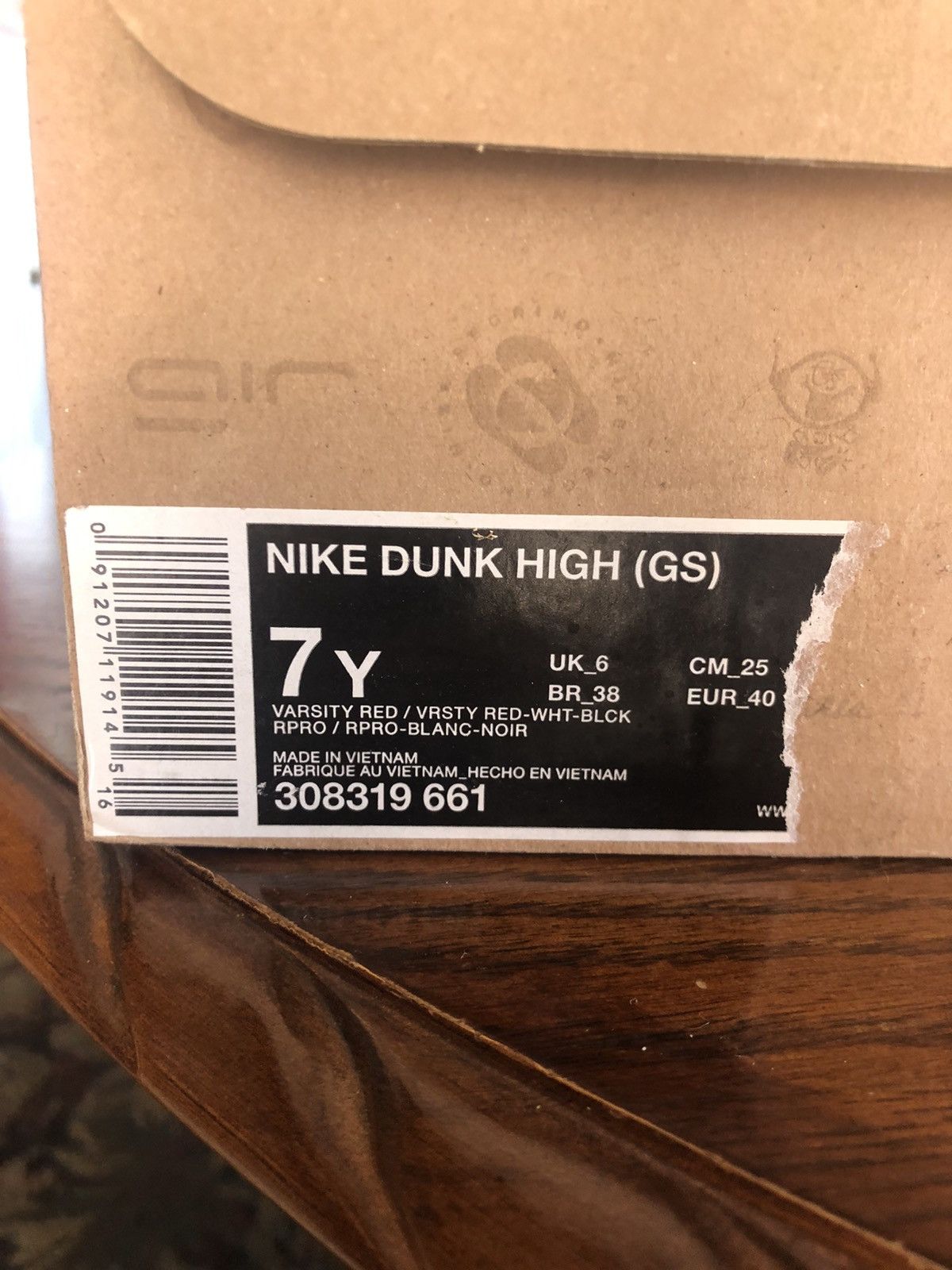 Nike × Vintage Vintage Nike Dunk High Size US 7 / EU 40 - 8 Thumbnail