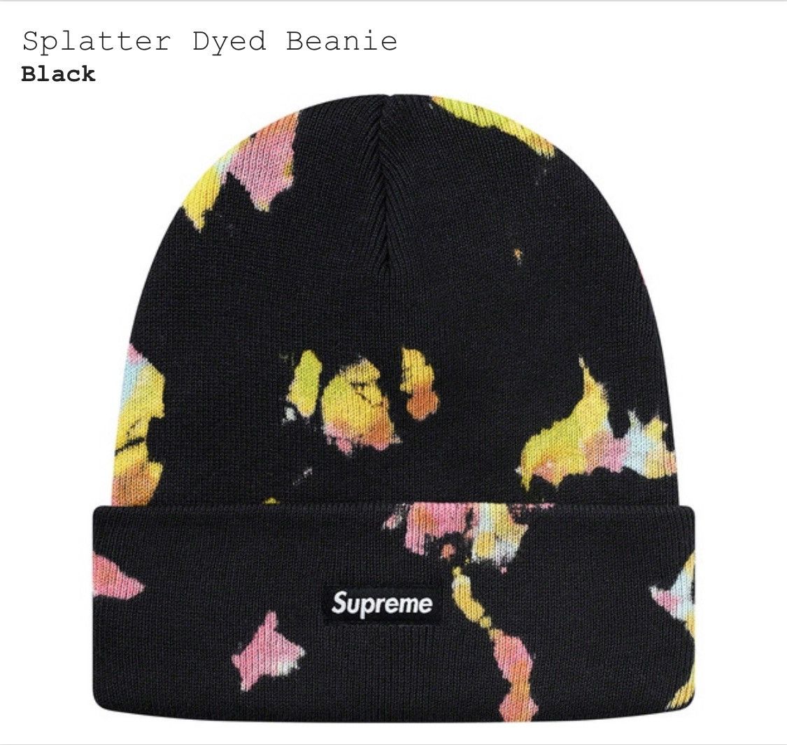 Supreme tie dye beanie deals