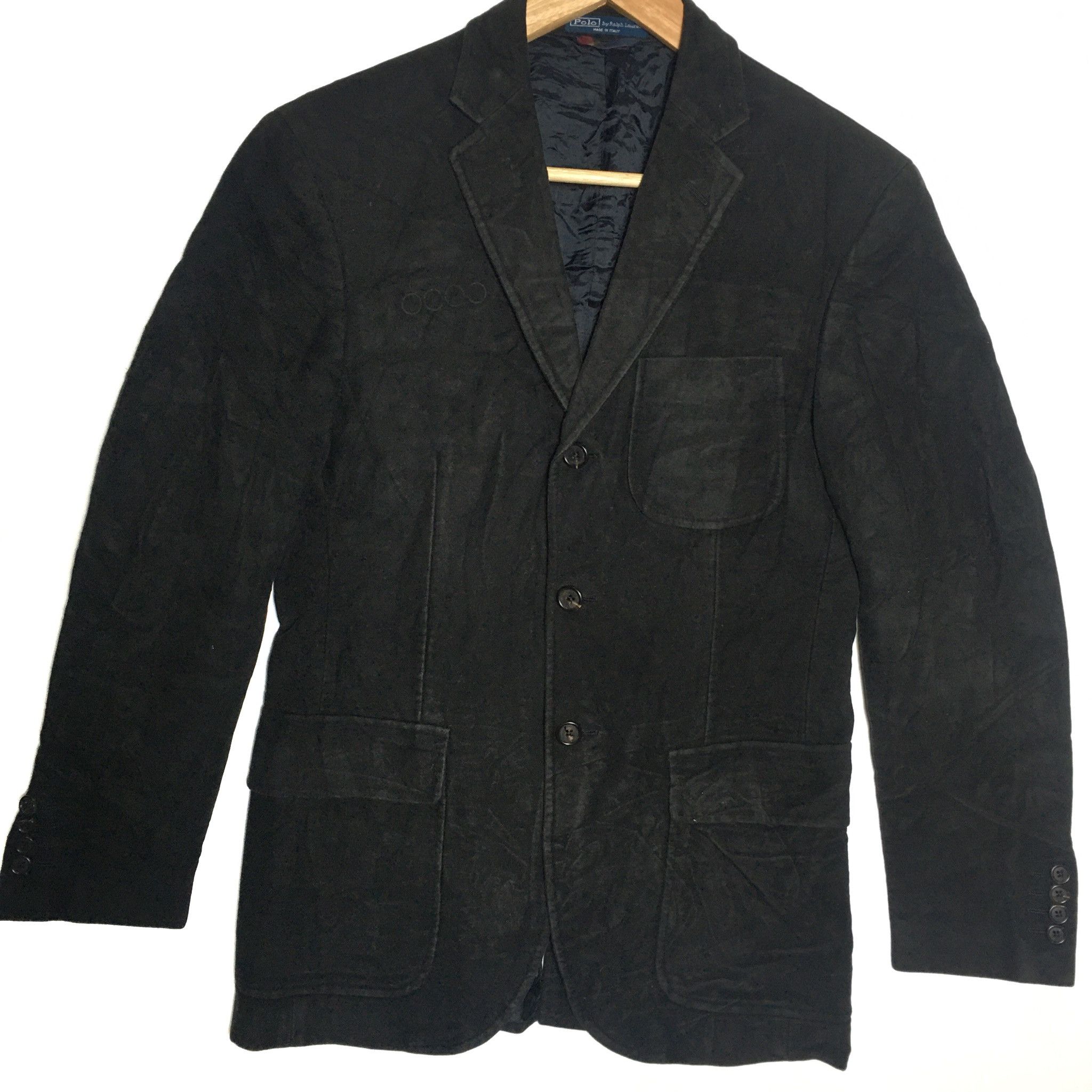 Polo Ralph Lauren Suede Bleecker Blazer Coat Designer