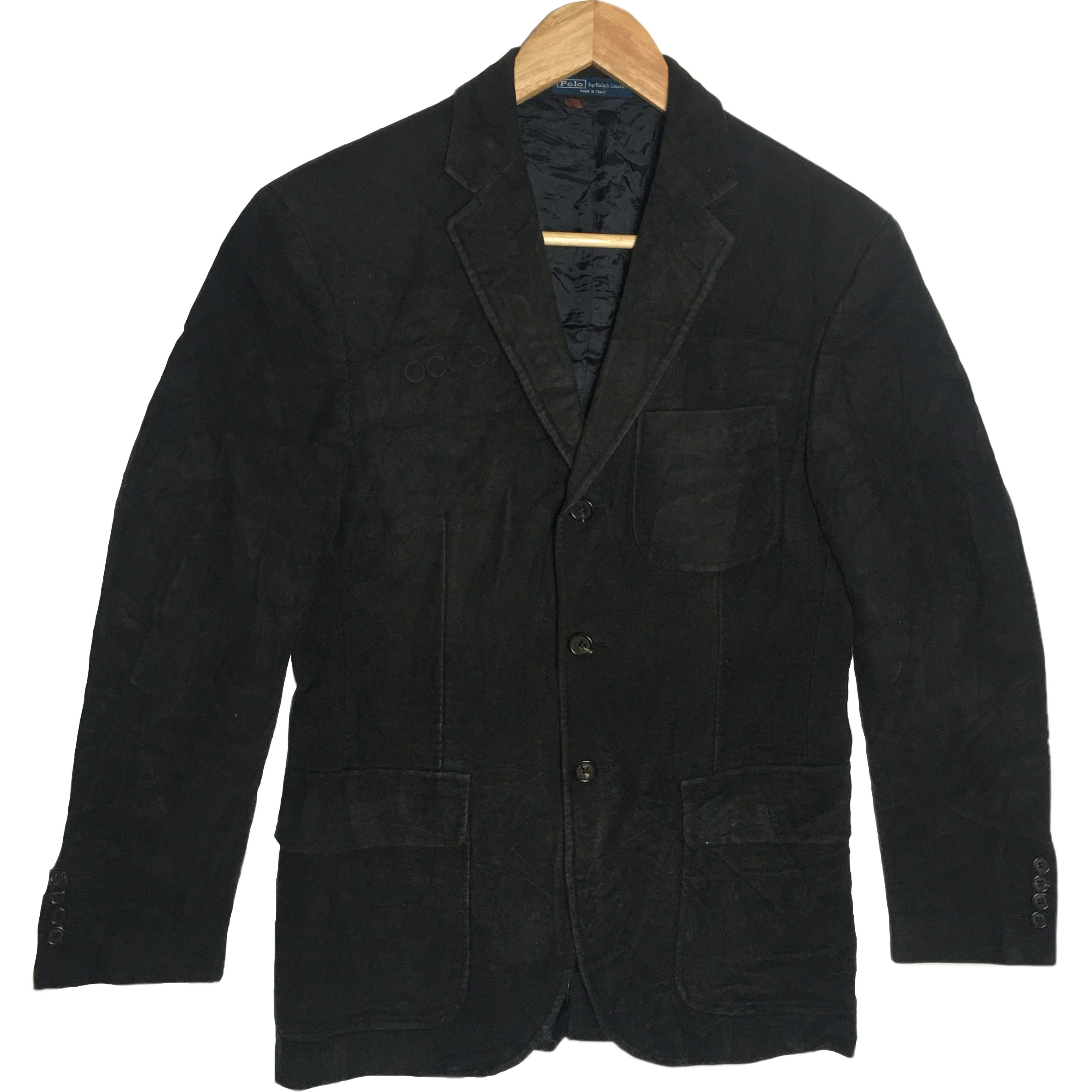 Polo Ralph Lauren Suede Bleecker Blazer Coat Designer