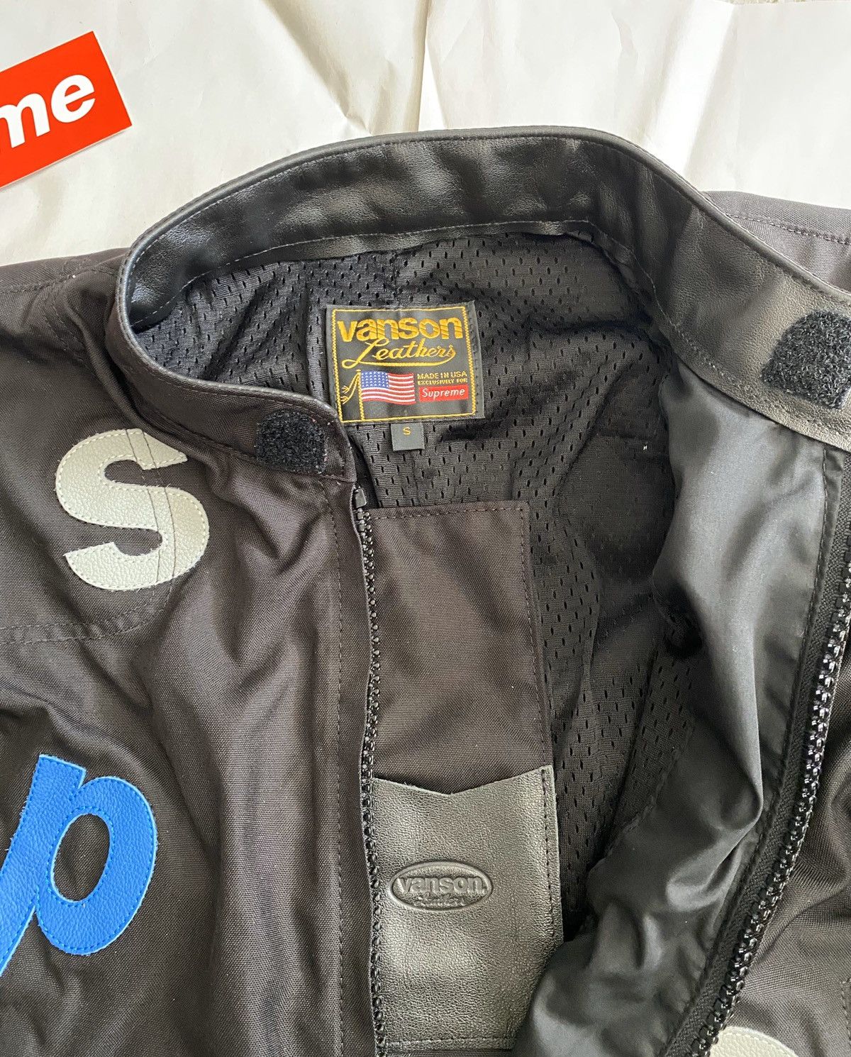Supreme × Vanson Leathers SUPREME VANSON LETTERS MULTICOLOR