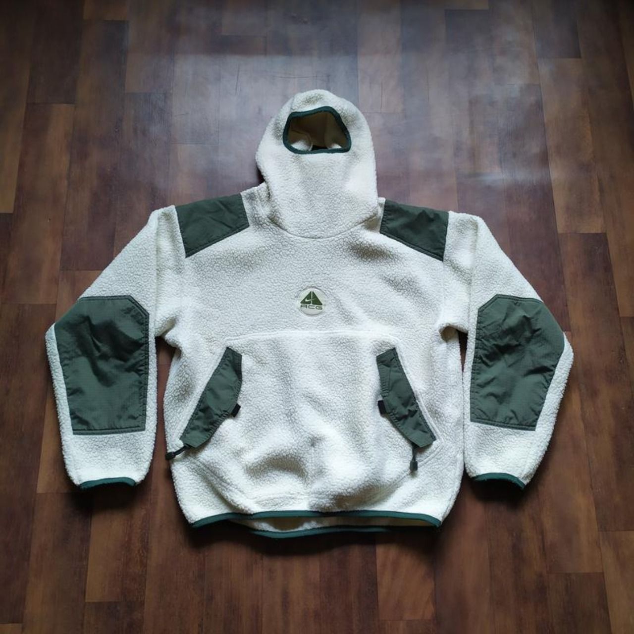 Vintage Nike ACG fleece hoodie balaclava sherpa jacket nylon | Grailed