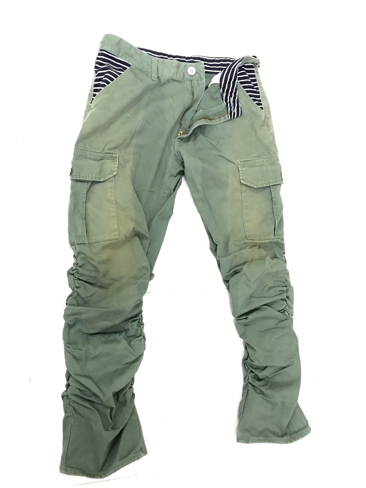 Hysteric Glamour × Japanese Brand × Vintage Green Bondage Pant Design Japanese Brand Size US 34 / EU 50 - 2 Thumbnail