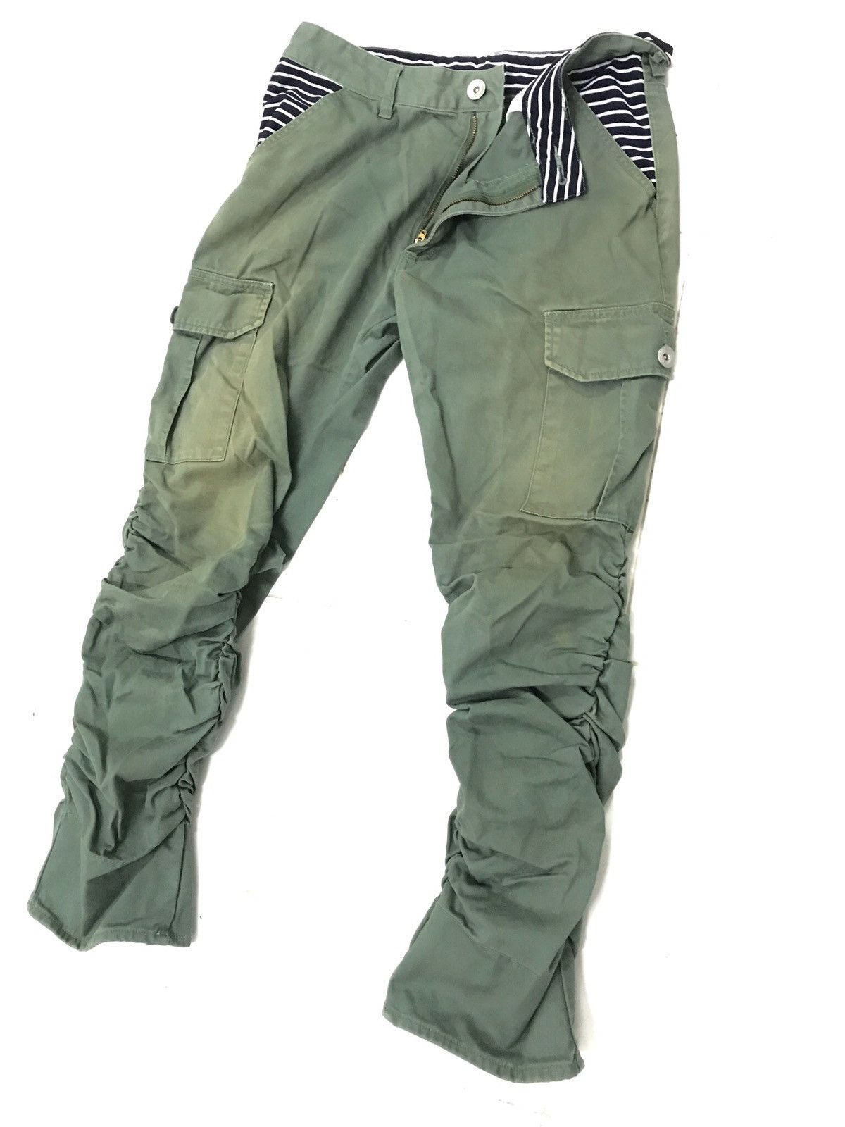 Hysteric Glamour × Japanese Brand × Vintage Green Bondage Pant Design Japanese Brand Size US 34 / EU 50 - 3 Thumbnail
