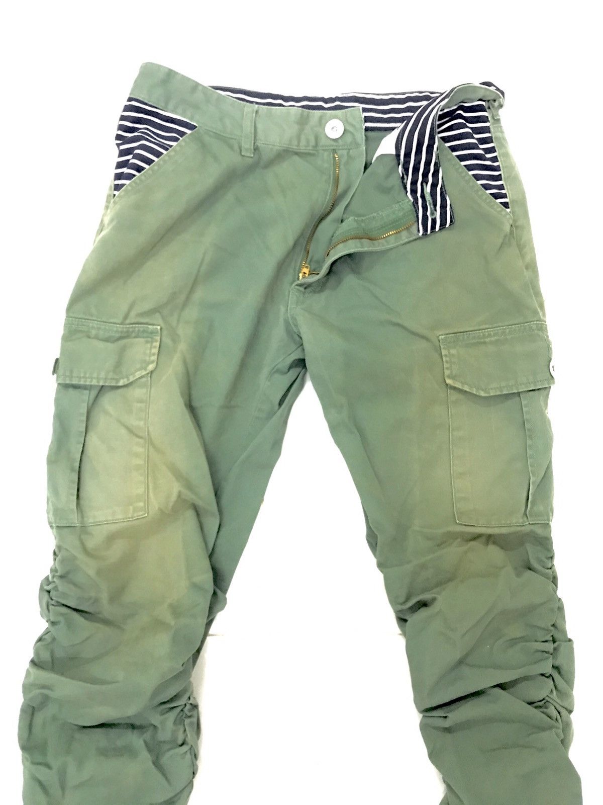 Hysteric Glamour × Japanese Brand × Vintage Green Bondage Pant Design Japanese Brand Size US 34 / EU 50 - 5 Thumbnail