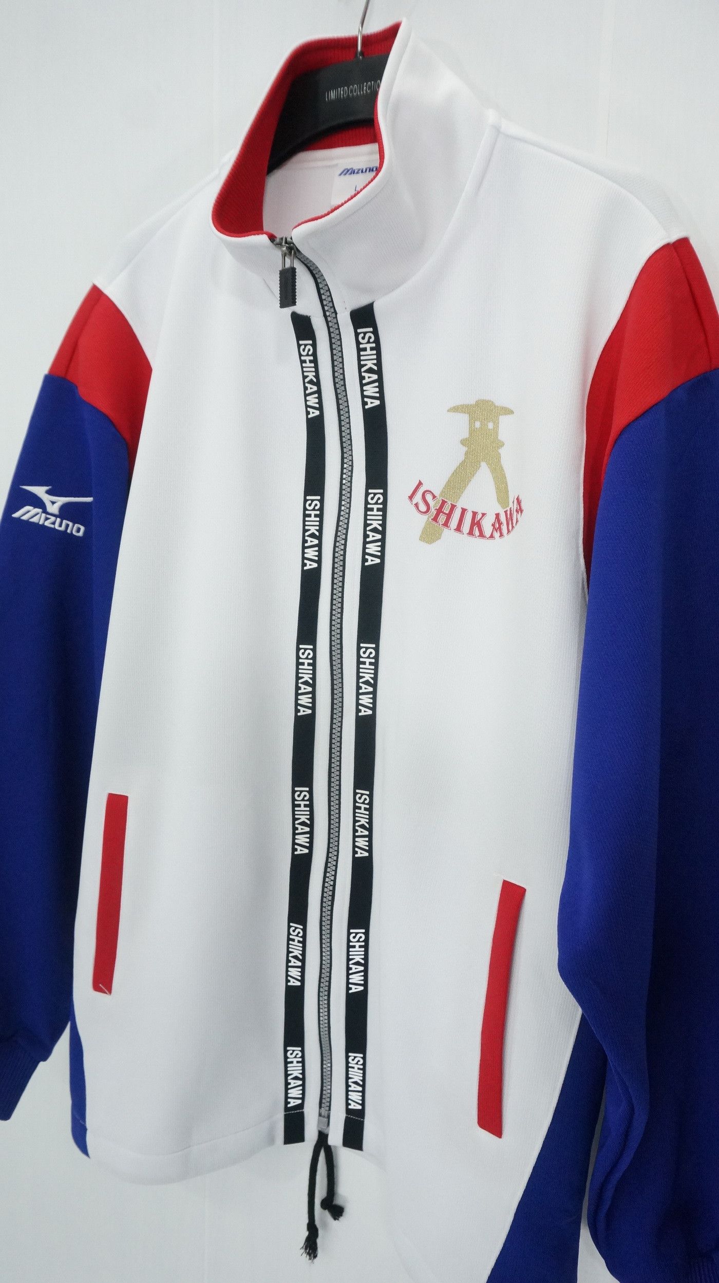 Japanese Brand Vintage Mizuno ISHIKAWA Spellout Polyester Zipper Jacket Size US M / EU 48-50 / 2 - 3 Thumbnail
