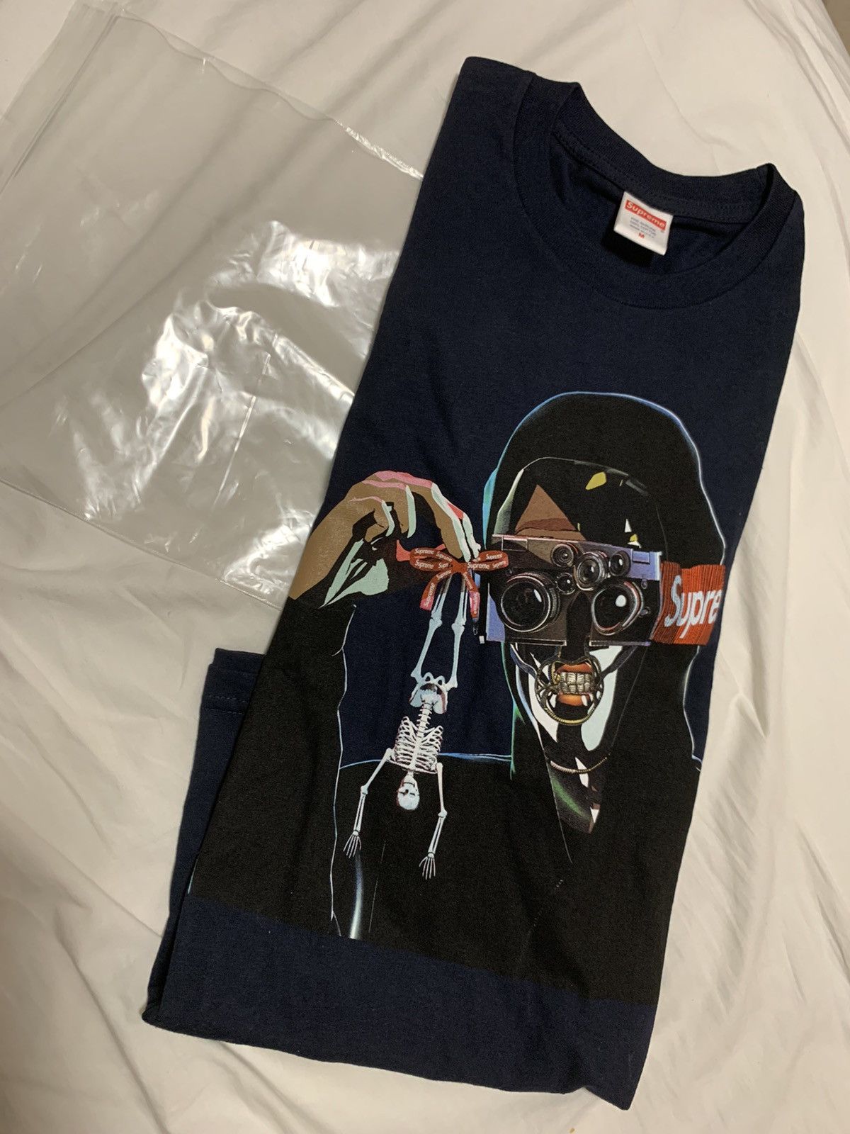 Supreme Supreme Creeper Tee Navy Grailed