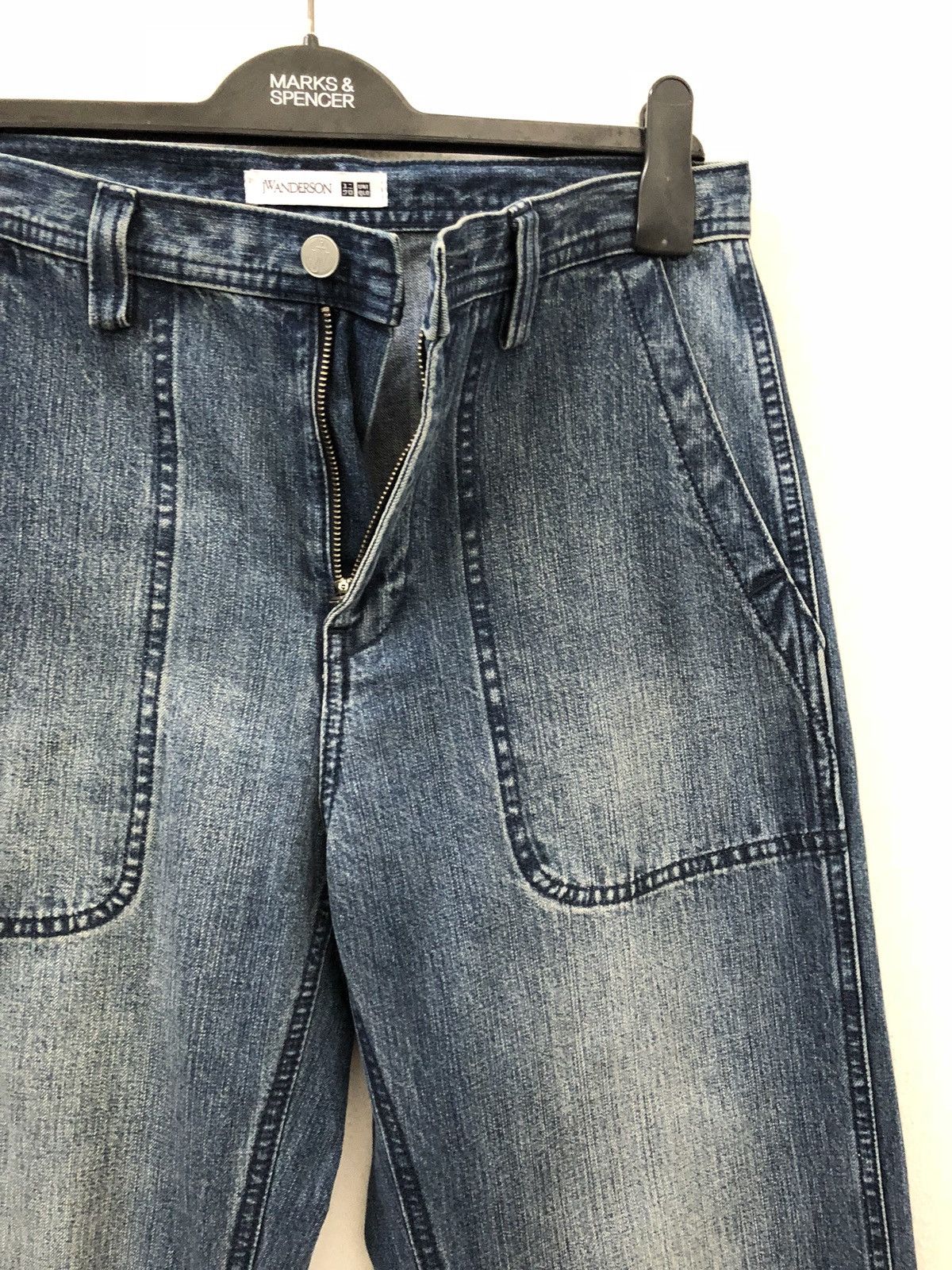 Indigo × JW Anderson J.W.Anderson X Uniqlo Collabs Indigo Denim Pant Size US 30 / EU 46 - 5 Thumbnail