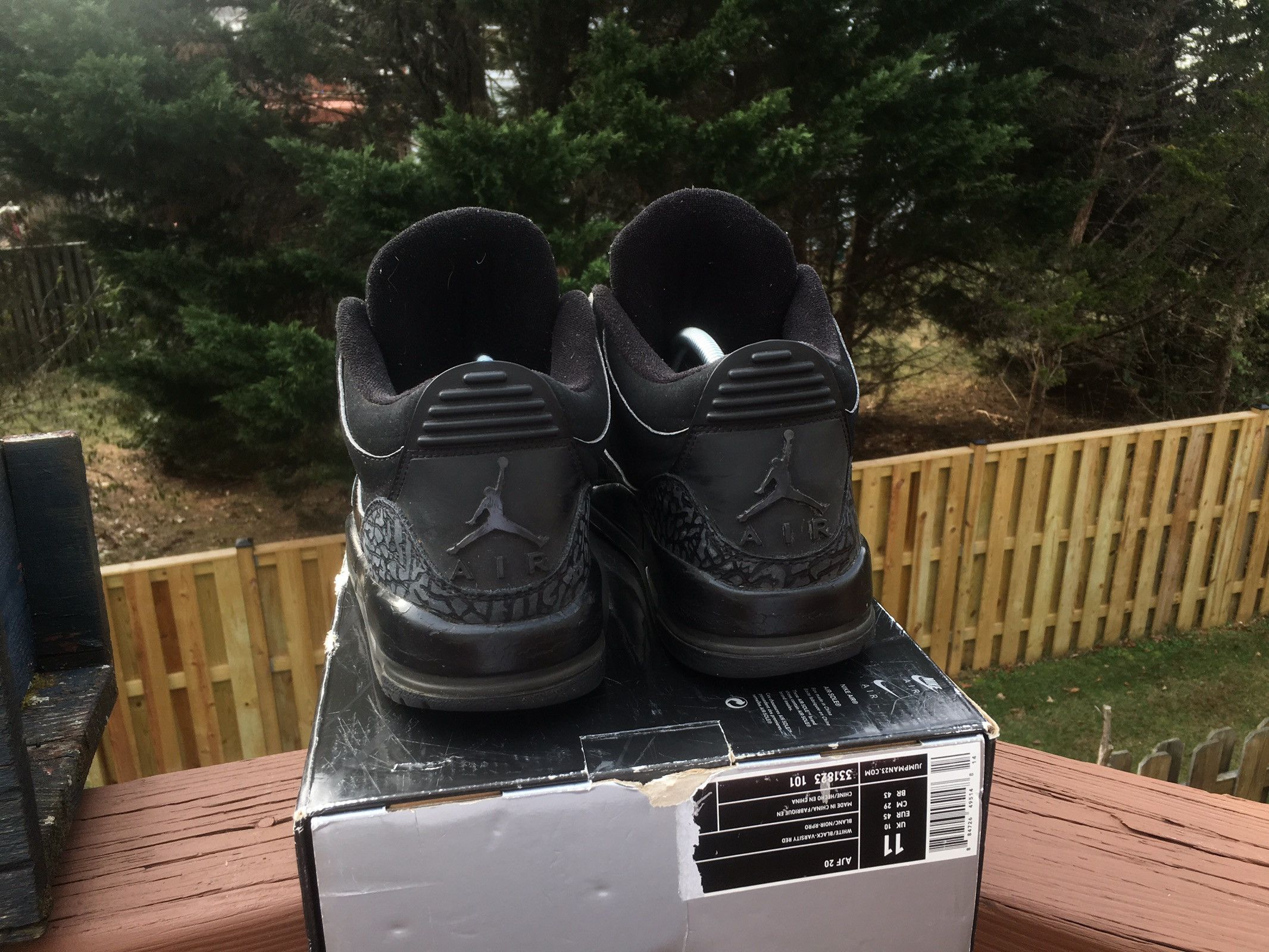 Jordan Brand Jordan 3 Black Cat Size US 10 / EU 43 - 4 Thumbnail