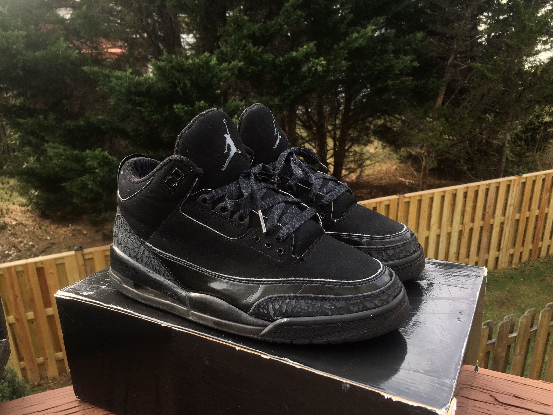 Jordan Brand Jordan 3 Black Cat Size US 10 / EU 43 - 3 Thumbnail