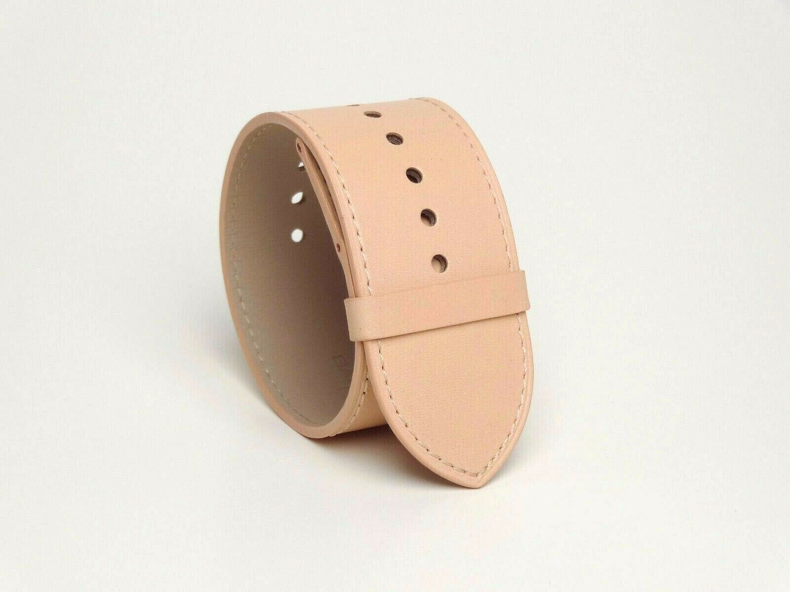 Balenciaga Peach Calfskin Leather Wristband Bracelet Cuff Size ONE SIZE - 1 Thumbnail