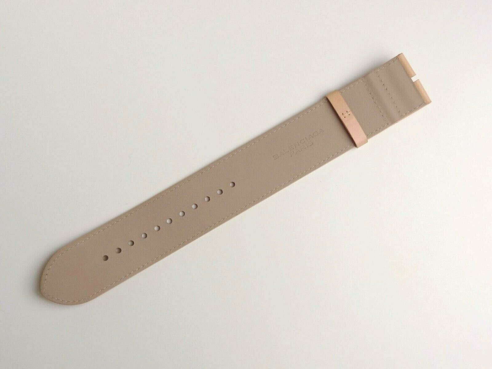 Balenciaga Peach Calfskin Leather Wristband Bracelet Cuff Size ONE SIZE - 3 Thumbnail