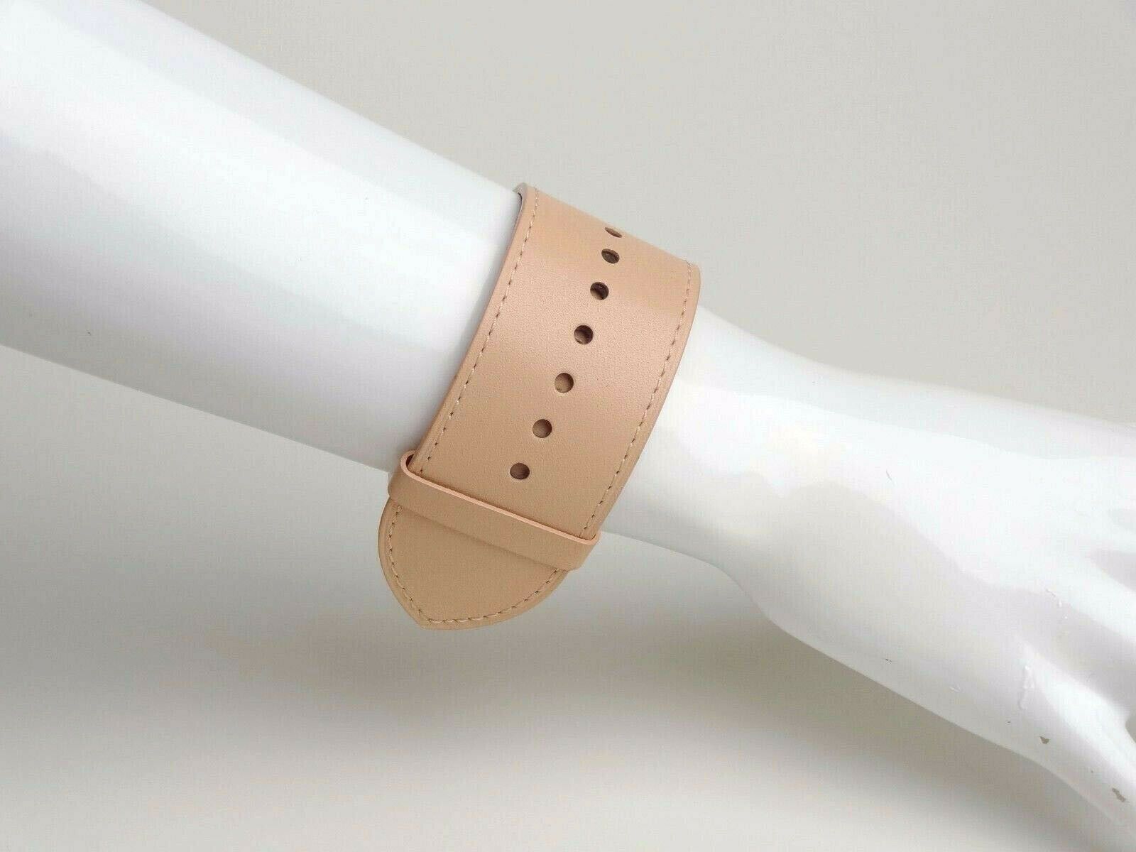 Balenciaga Peach Calfskin Leather Wristband Bracelet Cuff Size ONE SIZE - 4 Thumbnail