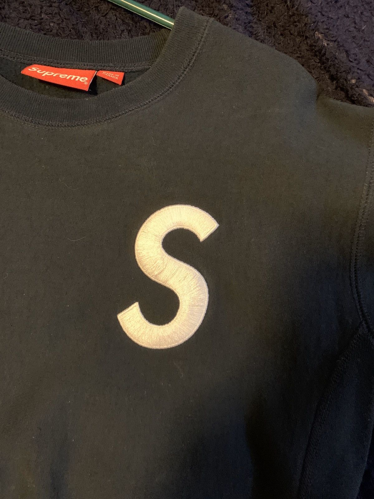 Supreme S Logo Crewneck Size US M / EU 48-50 / 2 - 5 Thumbnail