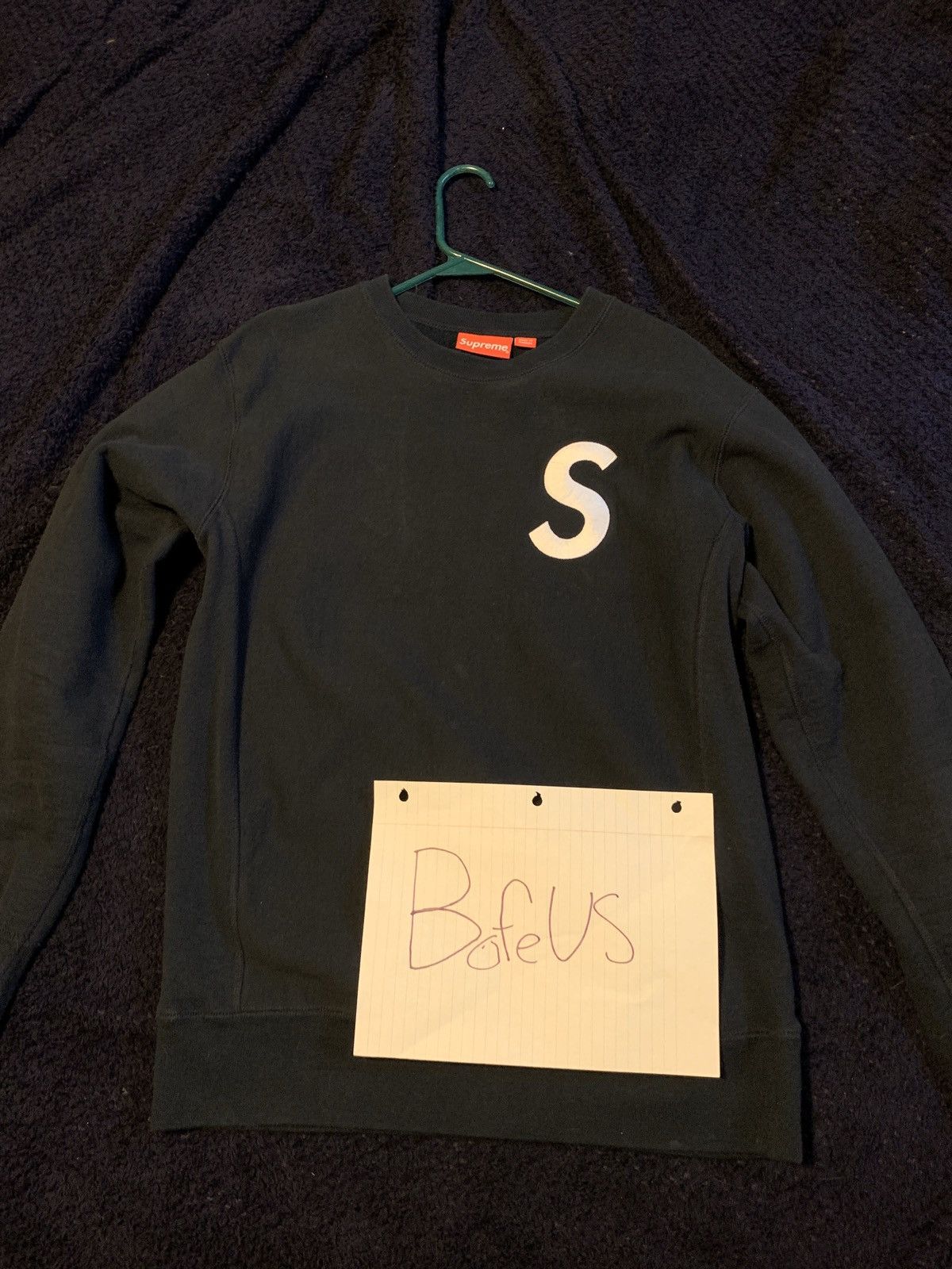 Supreme S Logo Crewneck Size US M / EU 48-50 / 2 - 1 Thumbnail