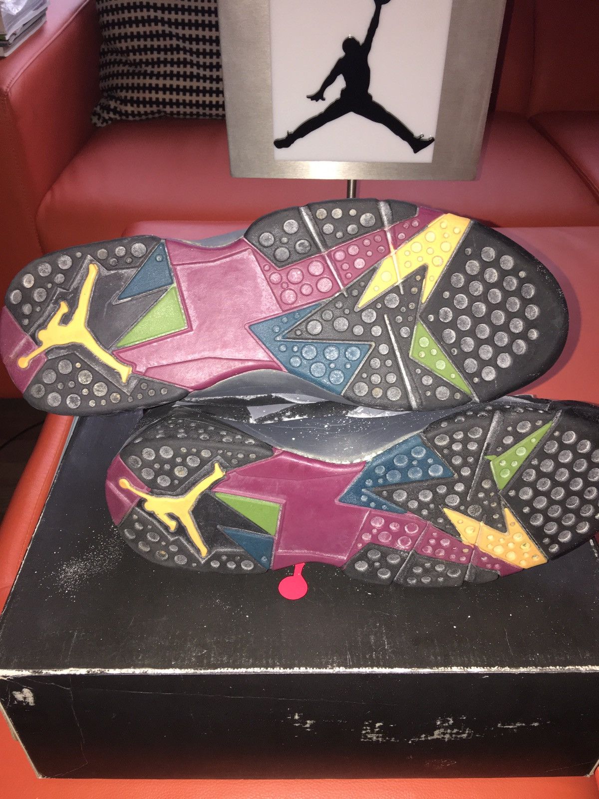 Jordan Brand × Nike NIKE AIR Jordan 7 Bordeaux 1992 Original Size US 10 / EU 43 - 10 Thumbnail