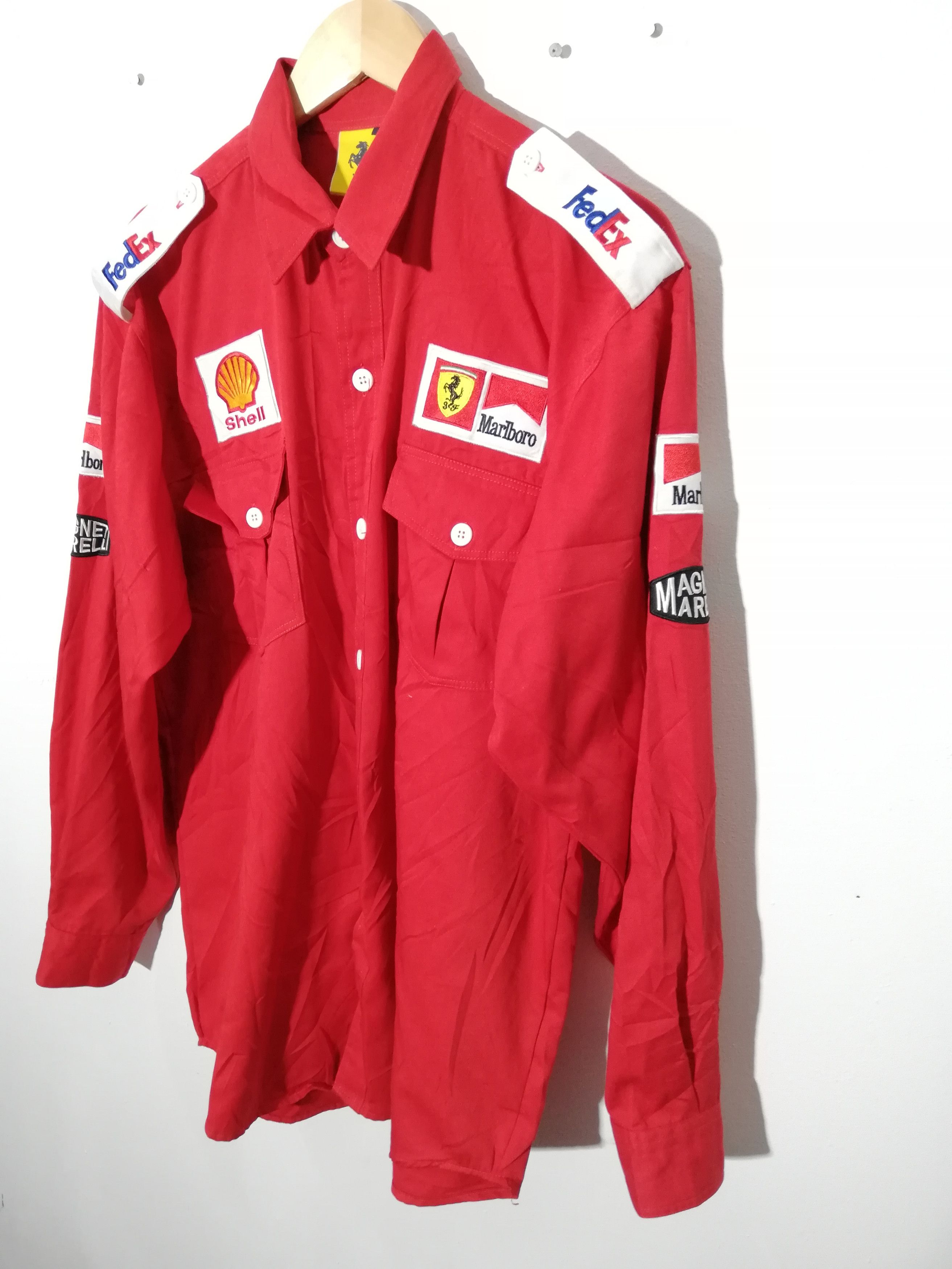 Ferrari × Marlboro Vintage Ferrari 2001 Workwear Jacket Size US L / EU 52-54 / 3 - 3 Thumbnail