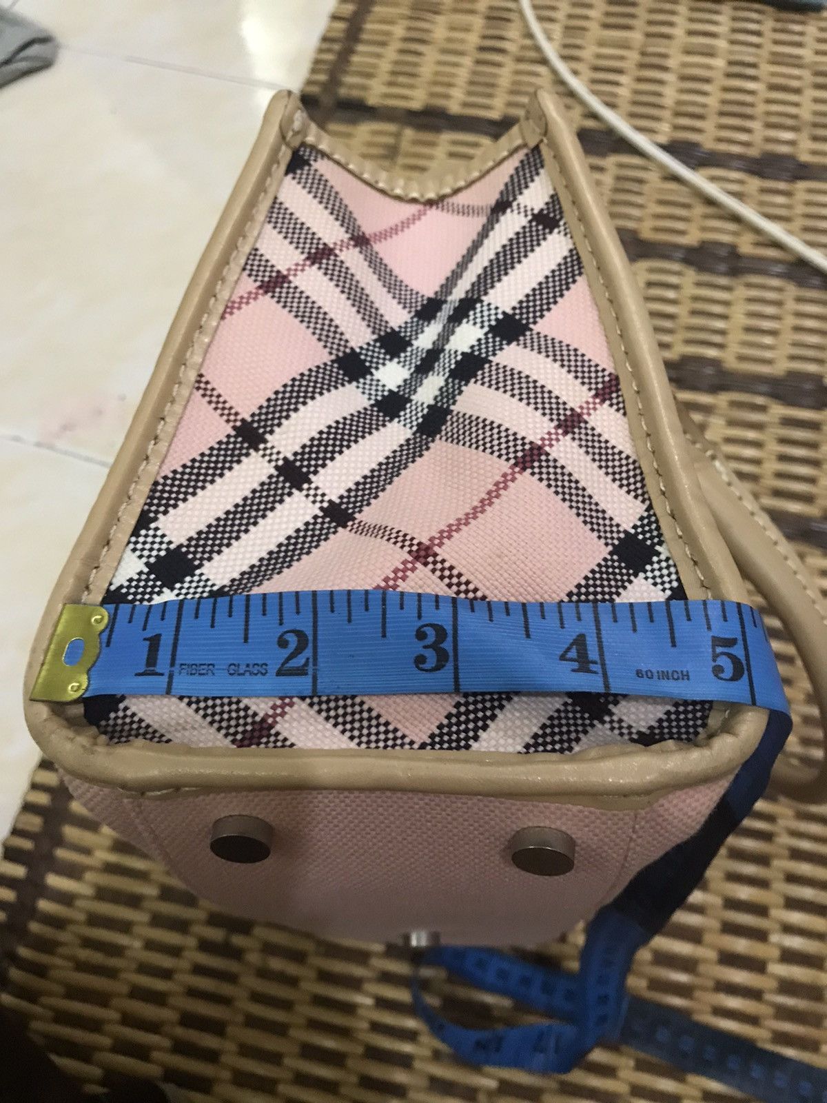 Blue label tote bag sales