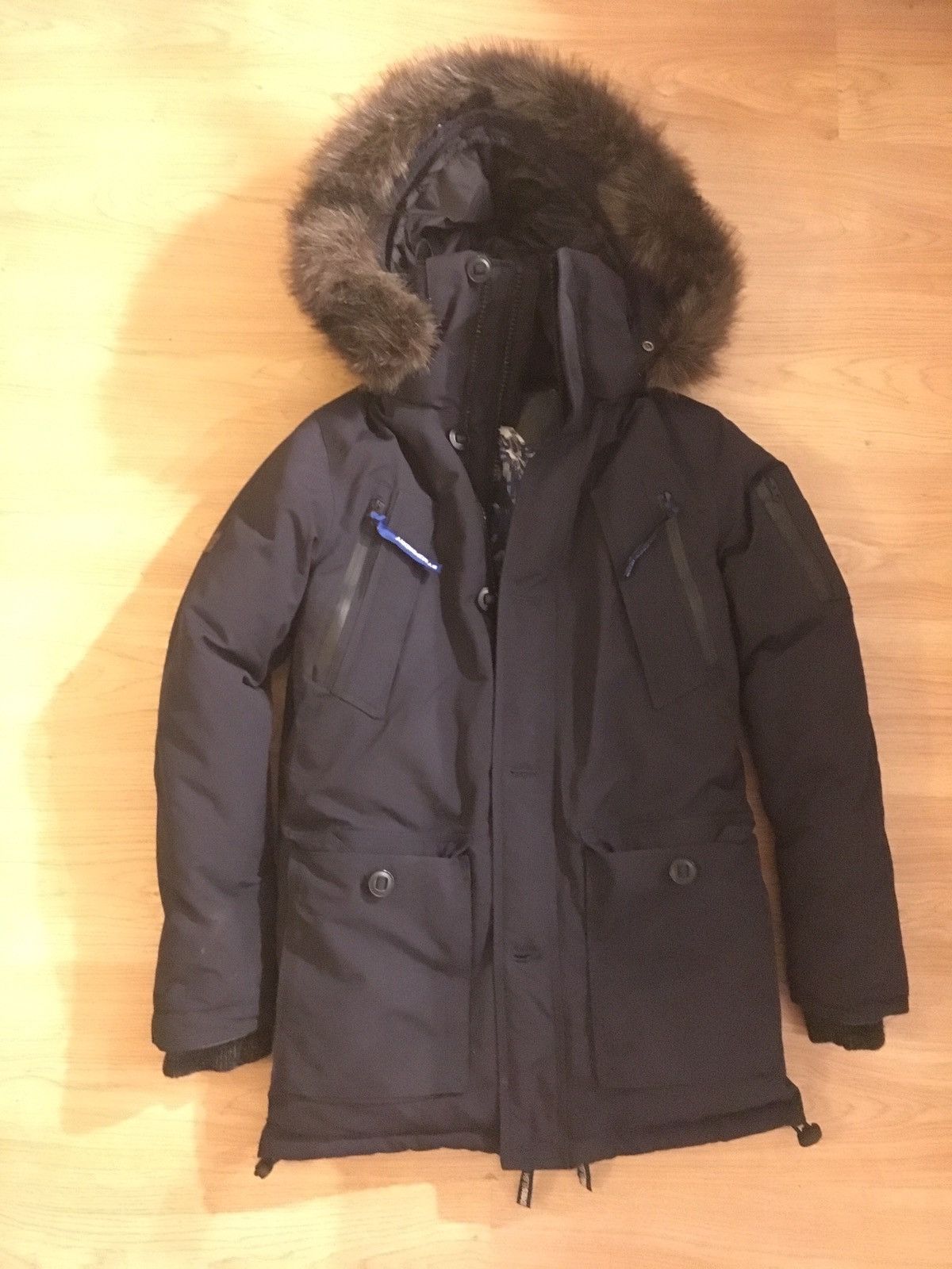 Idris elba superdry parka best sale