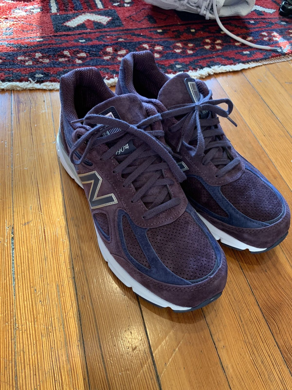 New balance 990v4 elderberry best sale