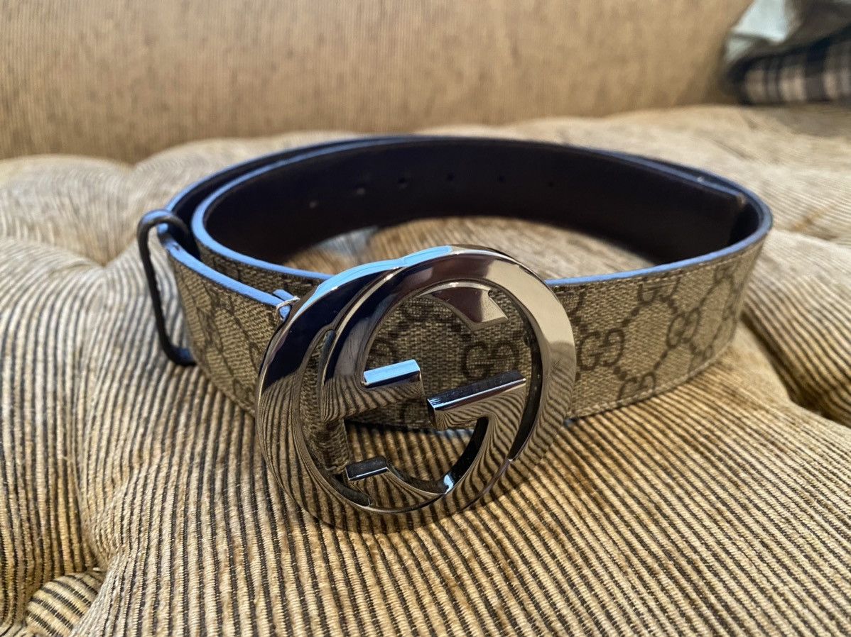 Gucci Gucci GG Supreme Belt with G Buckle Grailed