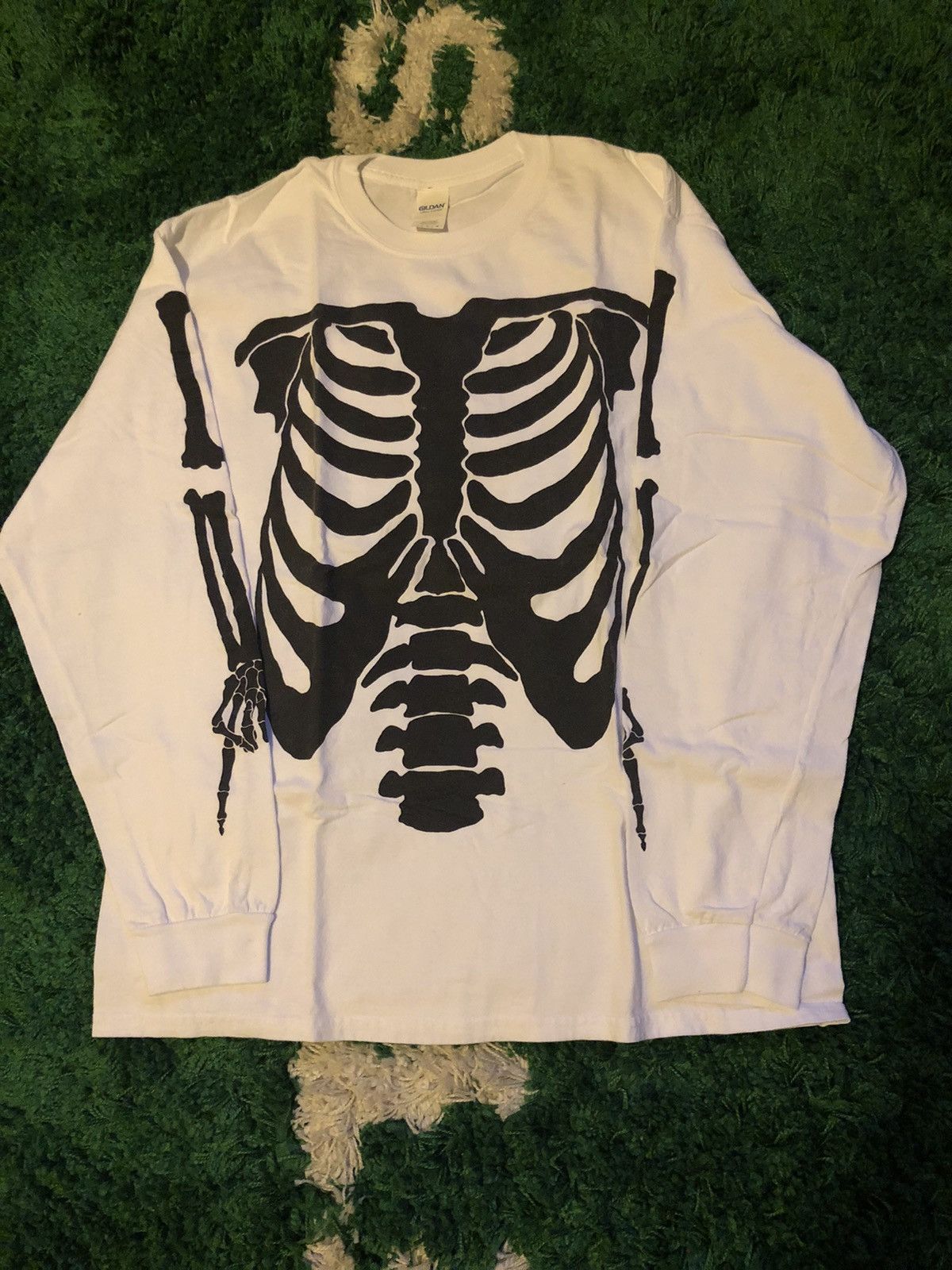 Playboi Carti Playboi Carti Die Lit 2018 Tour White Skeleton Longsleeve ...