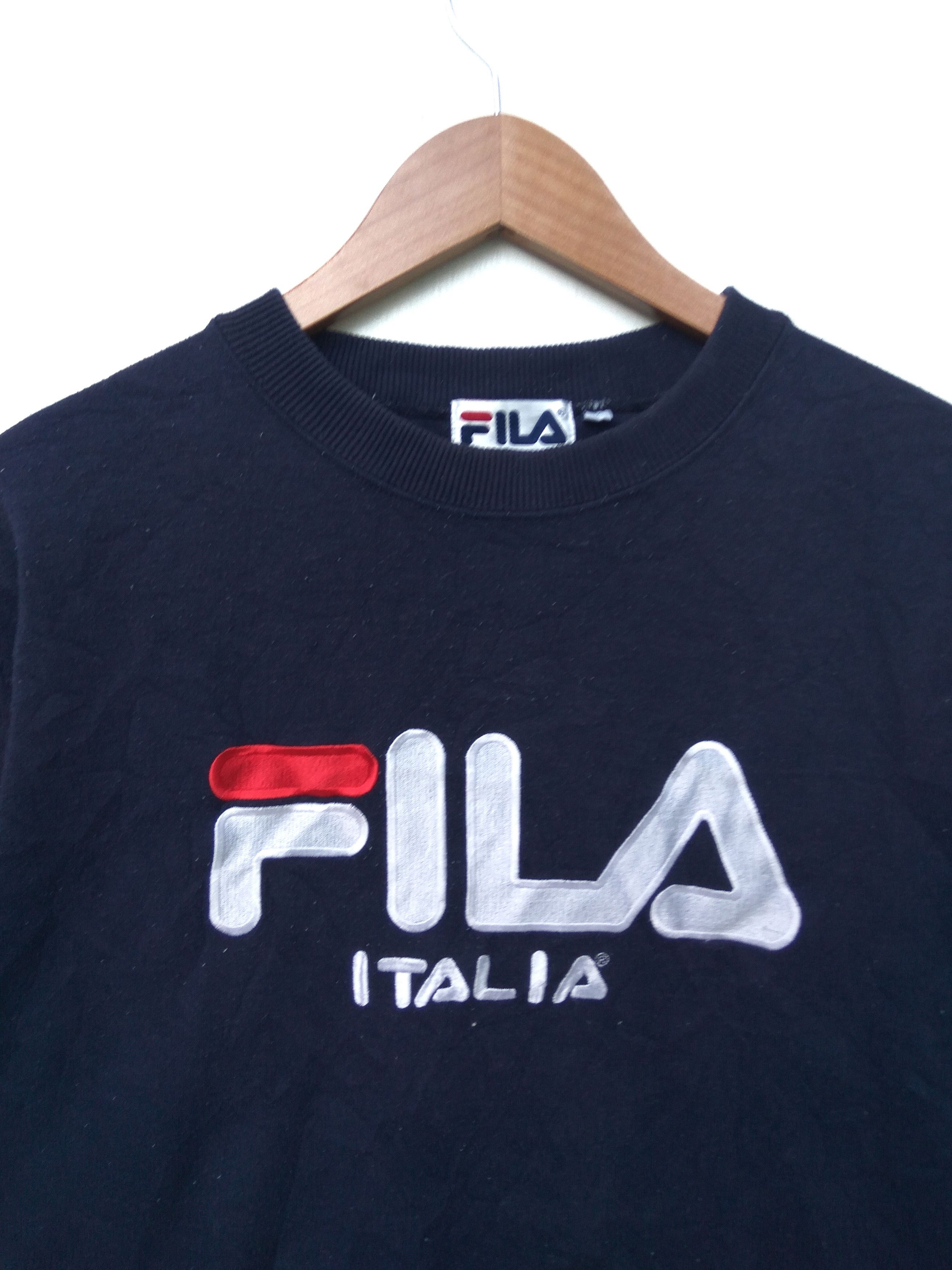 Fila Fila t shirt spell out embroidery Size US M / EU 48-50 / 2 - 2 Thumbnail