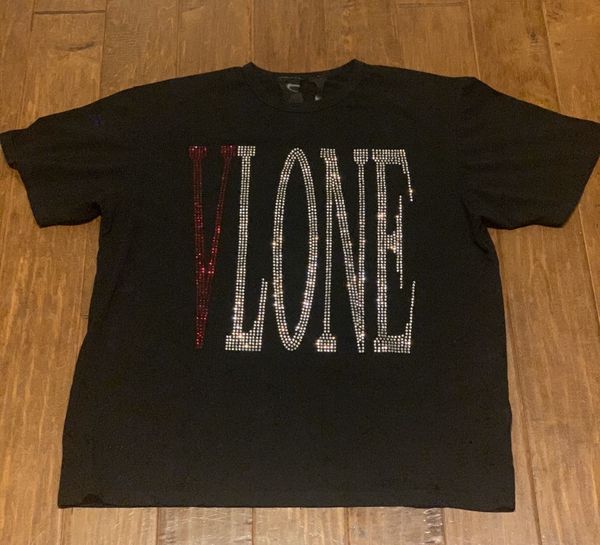 Vlone red staple clearance tee