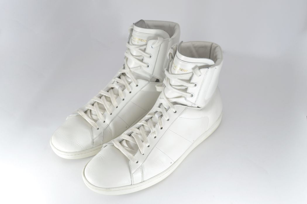 Saint Laurent Paris Saint Laurent SL/01H High Top White Sneakers EU 42. ...