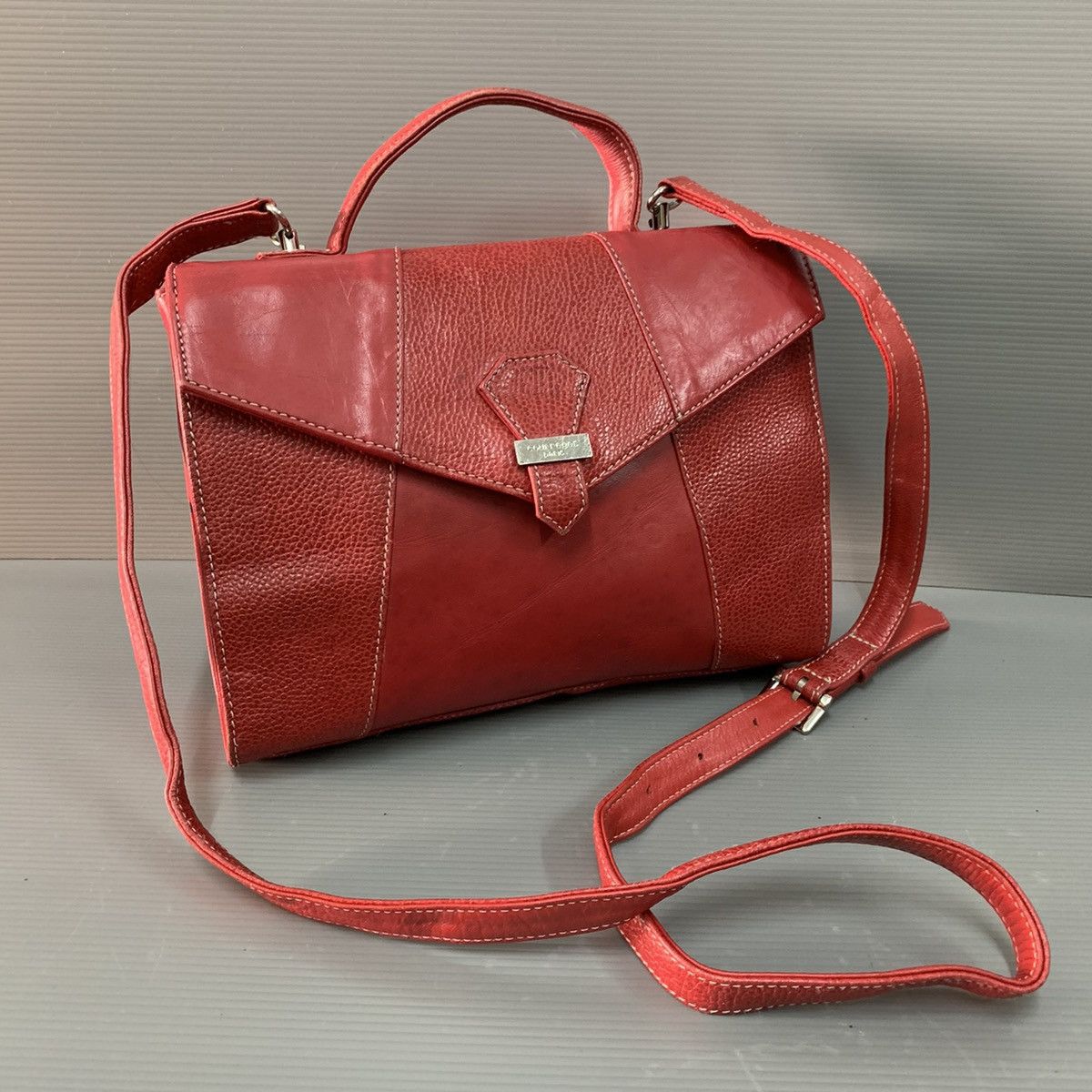 Courreges Courreges 2way Leather Handbag Size ONE SIZE - 3 Thumbnail