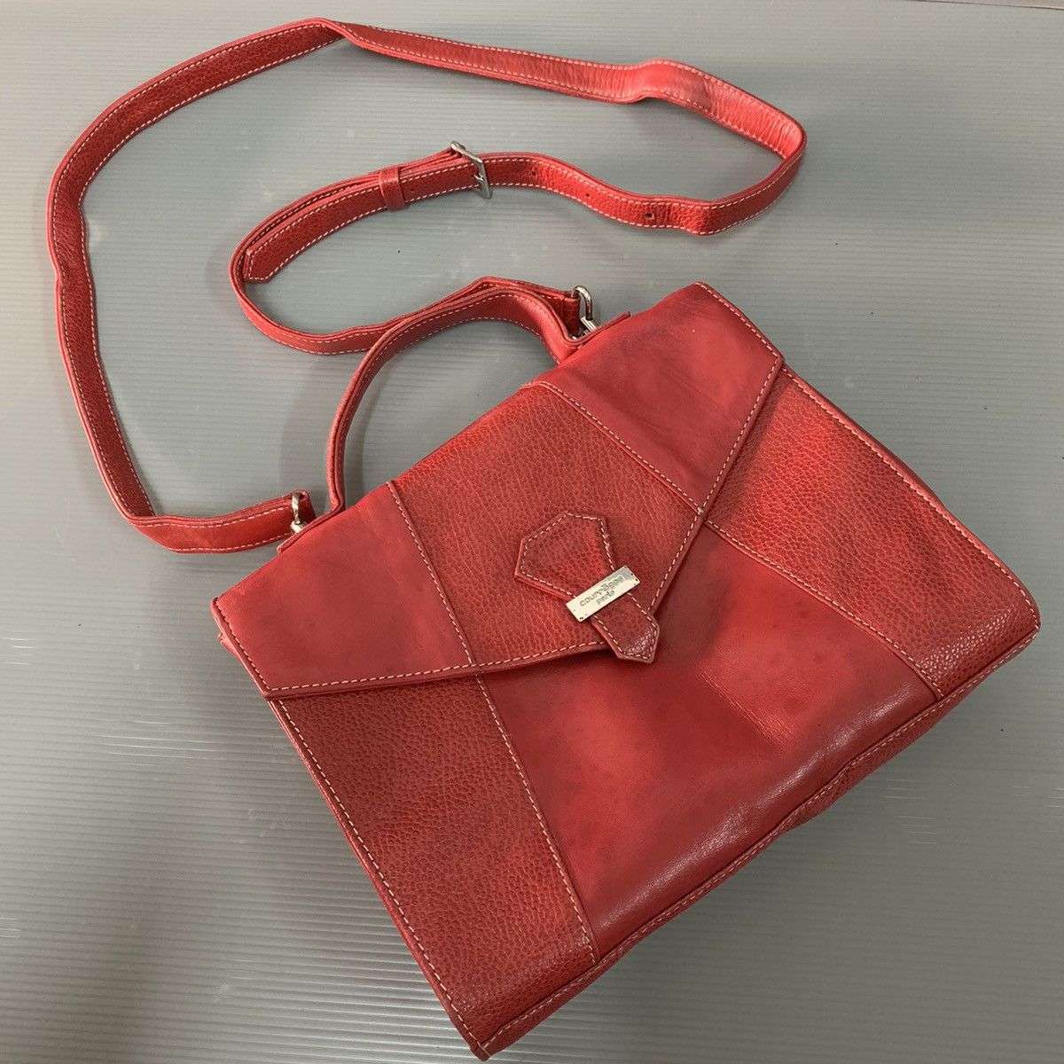 Courreges Courreges 2way Leather Handbag Size ONE SIZE - 2 Thumbnail