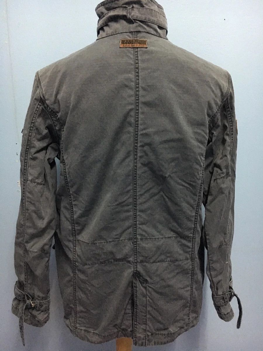 Napapijri × Vintage Vintage Napapijri Buckle Multicpocket Tactical Jacket Size US L / EU 52-54 / 3 - 10 Thumbnail