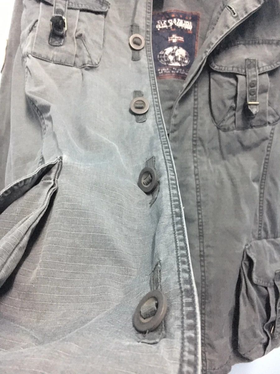 Napapijri × Vintage Vintage Napapijri Buckle Multicpocket Tactical Jacket Size US L / EU 52-54 / 3 - 5 Thumbnail