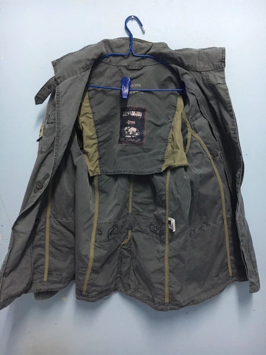 Napapijri × Vintage Vintage Napapijri Buckle Multicpocket Tactical Jacket Size US L / EU 52-54 / 3 - 8 Thumbnail