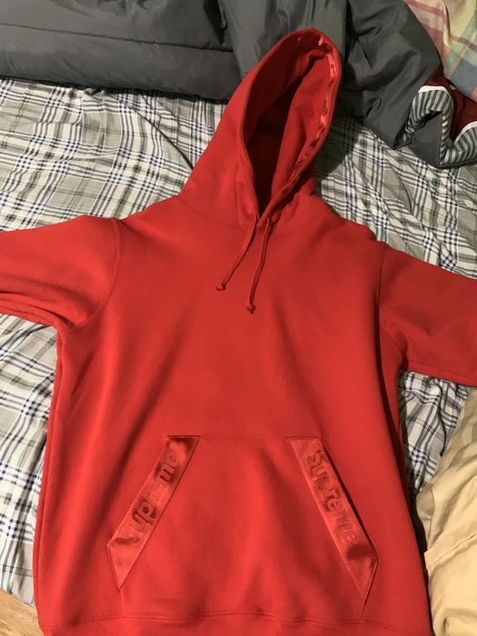 Supreme Tonal Webbing Hoodie | Grailed