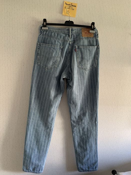 Supreme Supreme Levi's Pinstripe 550 Jeans Blue | Grailed