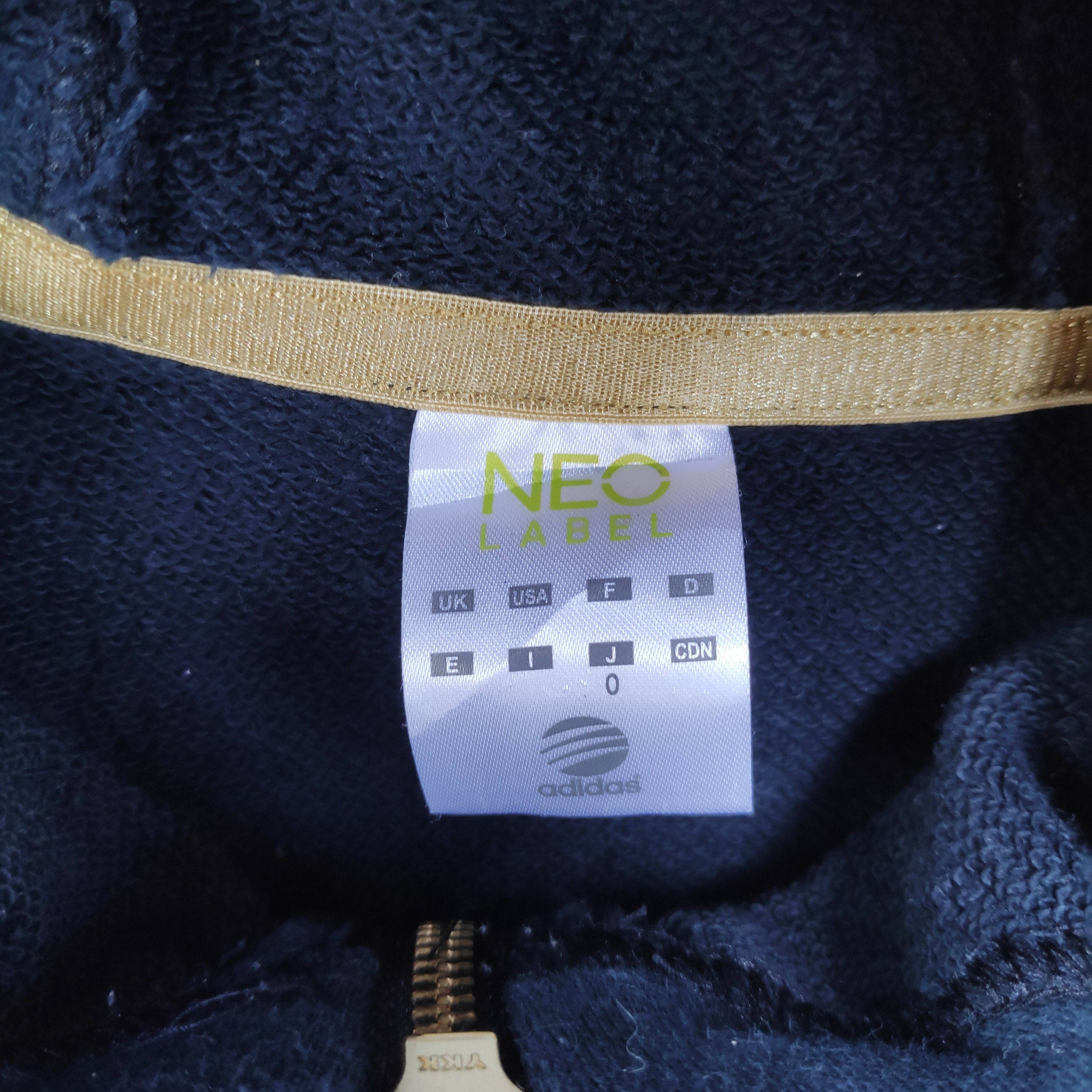 Adidas Adidas Neo Hoodie Large Size Black Gold Dope sportswear Size US L / EU 52-54 / 3 - 4 Thumbnail