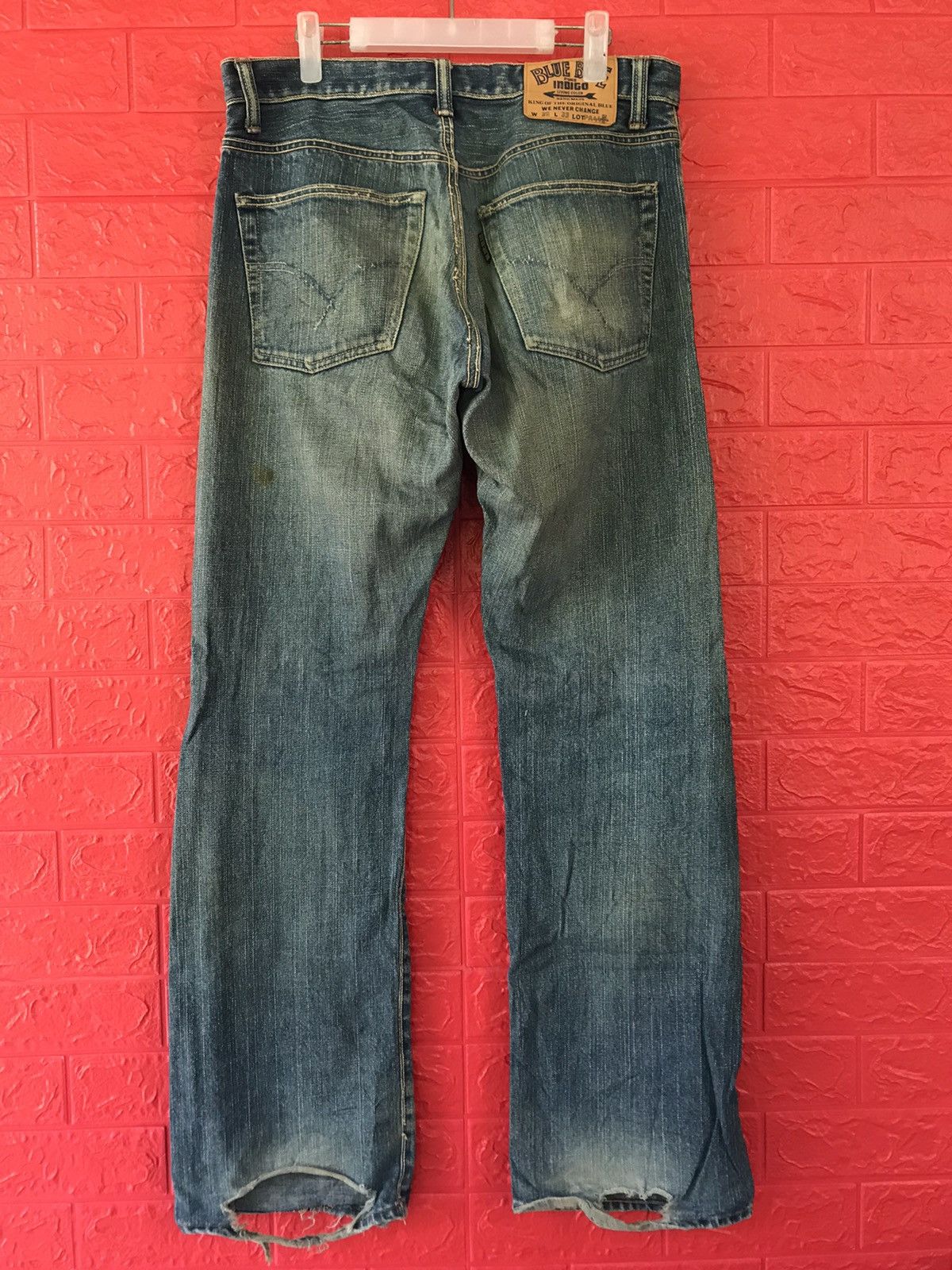 Blue Blue Japan × Japanese Brand × Vintage Vintage Blue Blue Japan Jeans Size US 34 / EU 50 - 2 Thumbnail