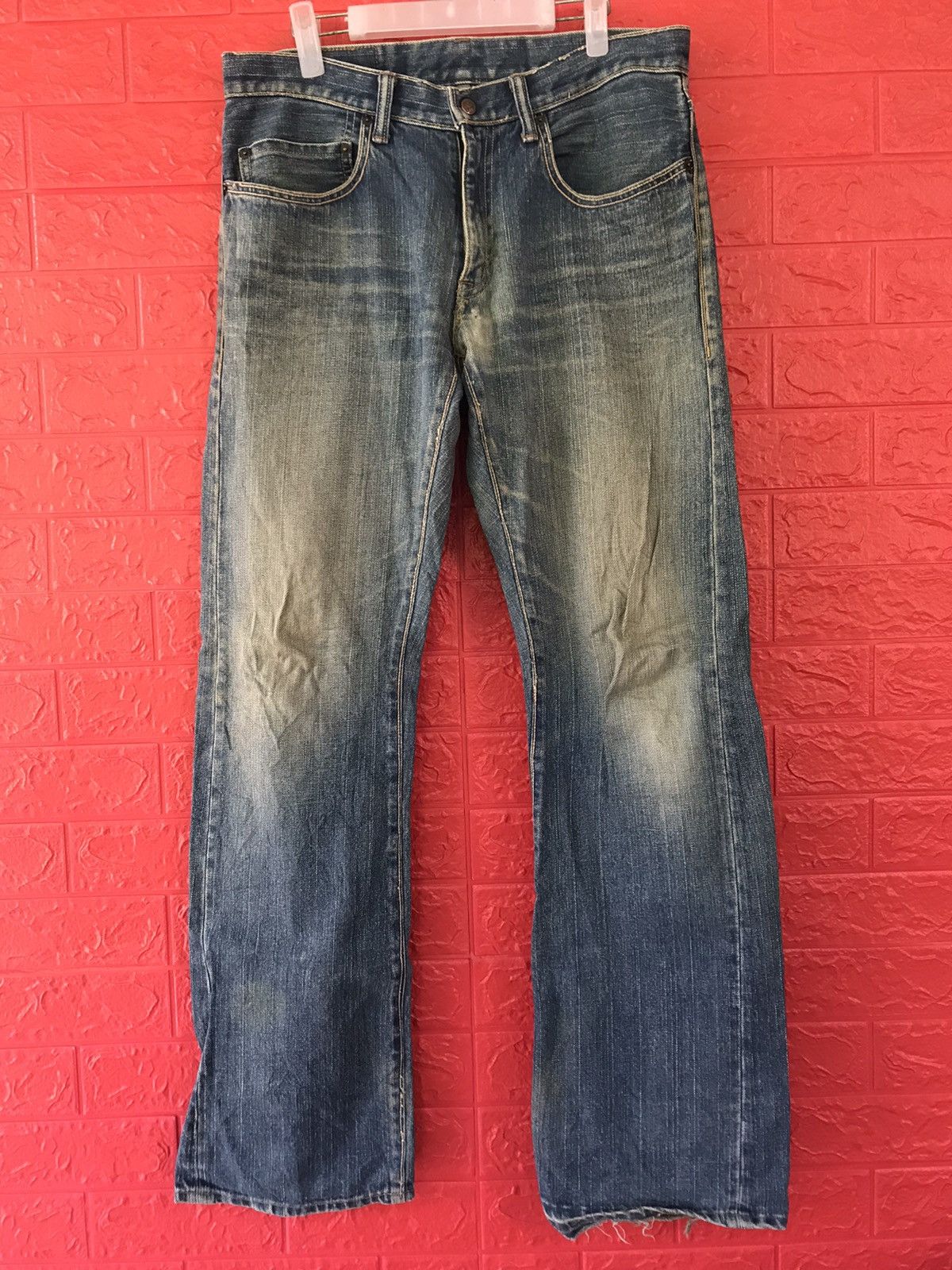 Blue Blue Japan × Japanese Brand × Vintage Vintage Blue Blue Japan Jeans Size US 34 / EU 50 - 1 Thumbnail