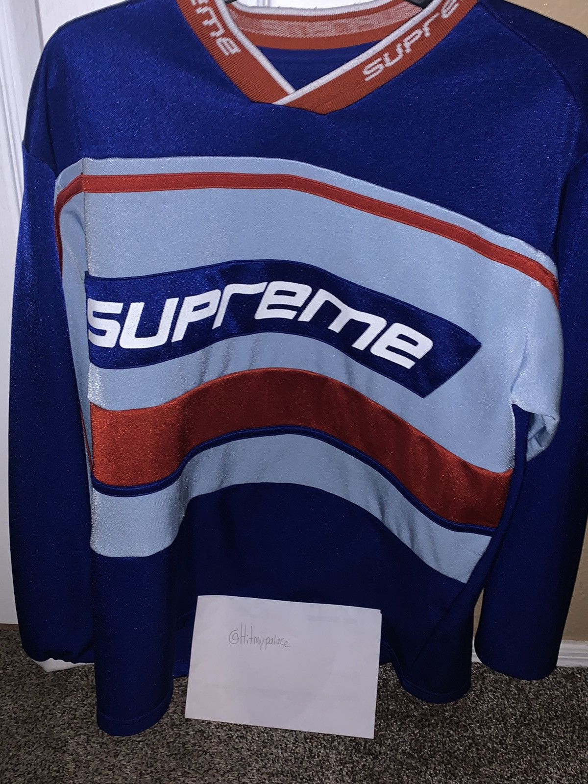Jordan Brand × Supreme Supreme Jordan Warm Up Jersey | Grailed