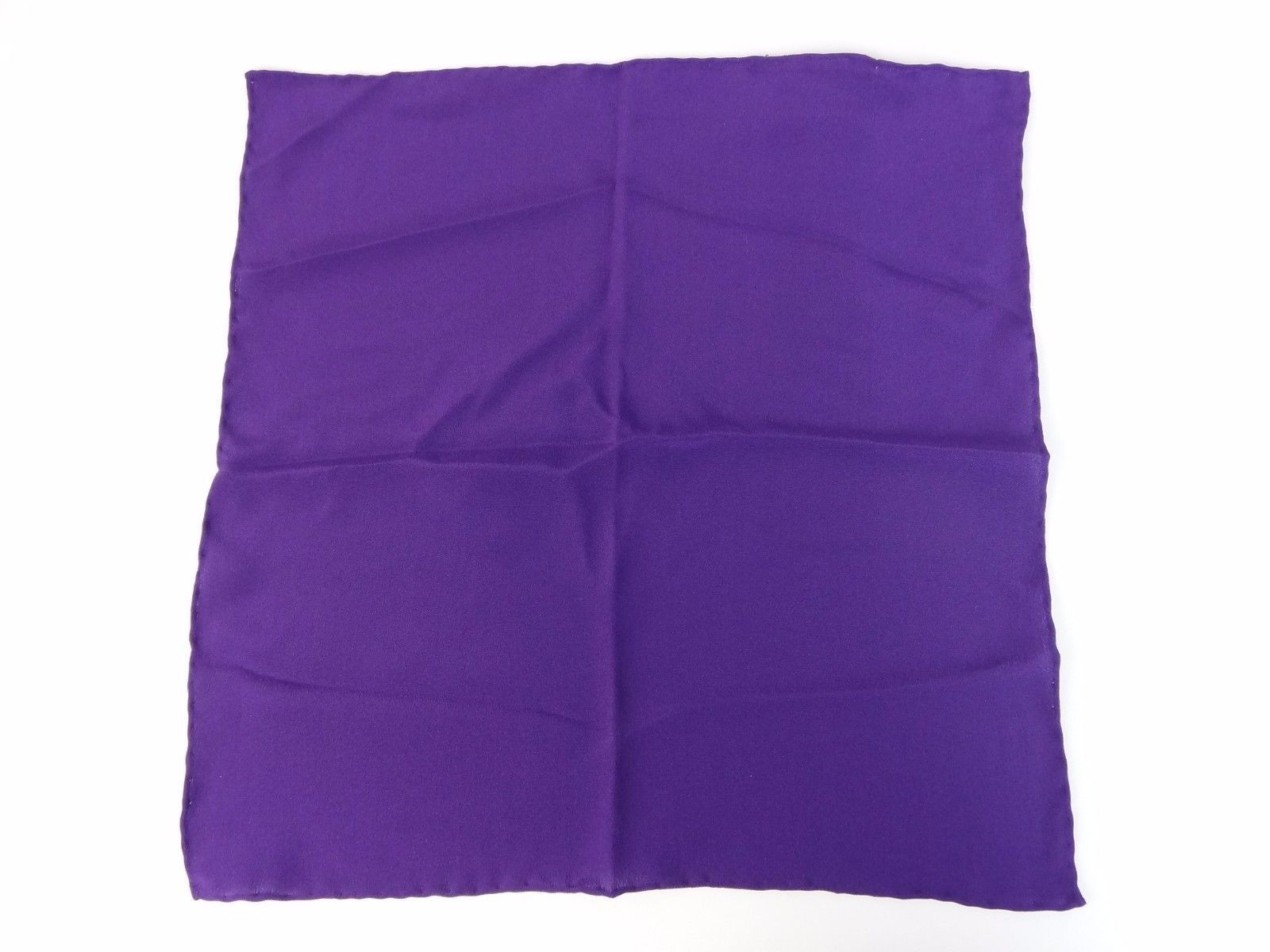 Prada Purple Violet Silk Crepe Pocket Square Foulard Scarf NWT Size ONE SIZE - 2 Thumbnail