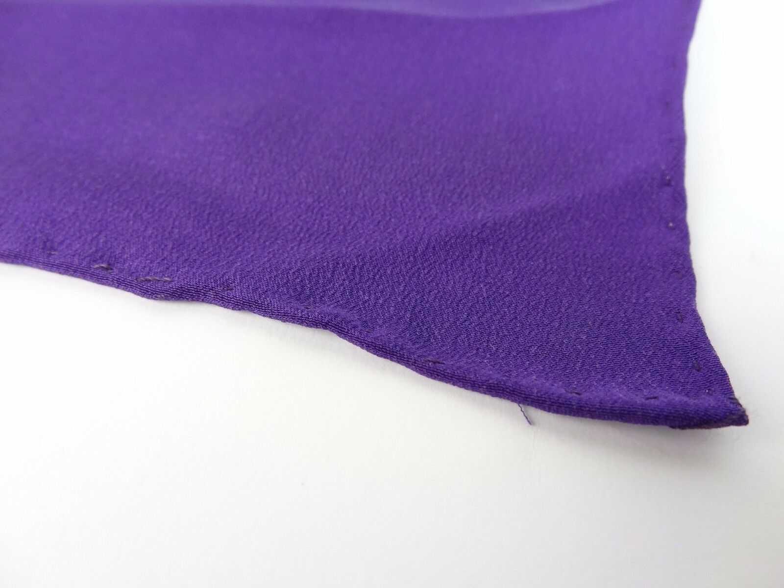 Prada Purple Violet Silk Crepe Pocket Square Foulard Scarf NWT Size ONE SIZE - 4 Thumbnail