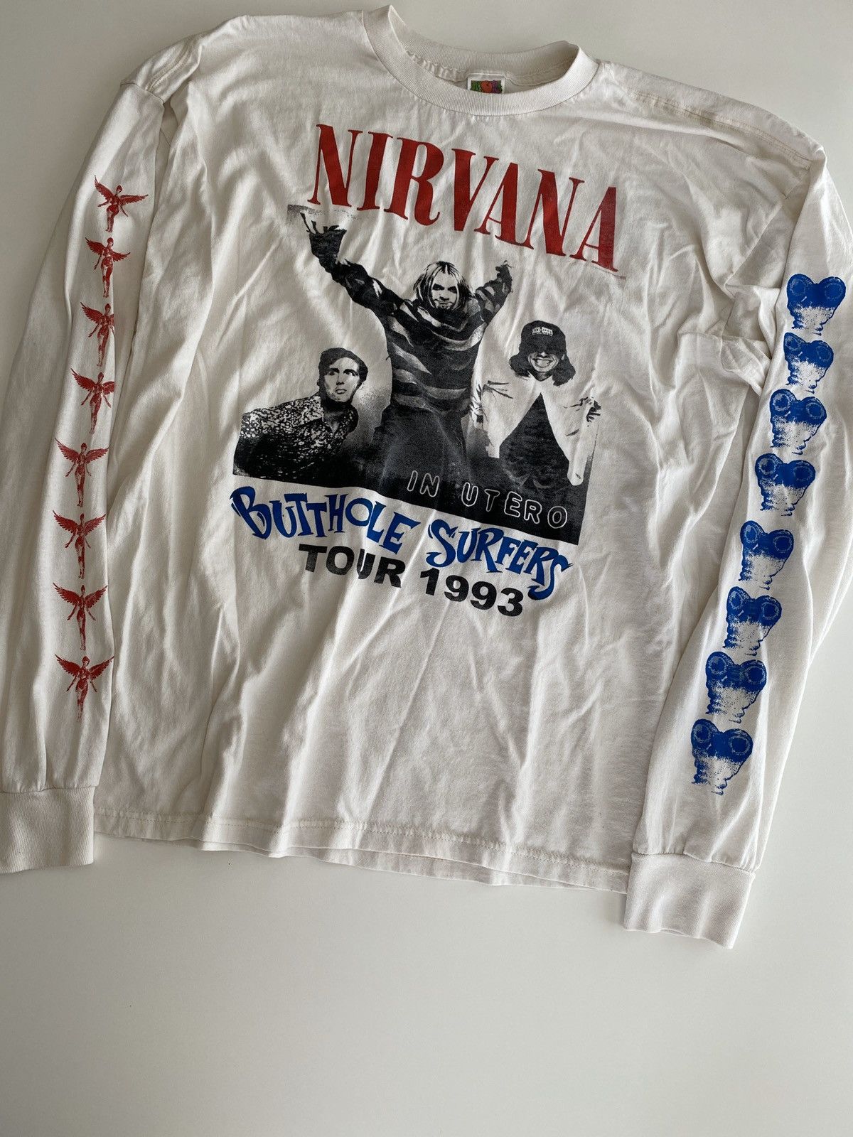 Fruit Of The Loom × Nirvana × Vintage 1993 Nirvana Butthole 