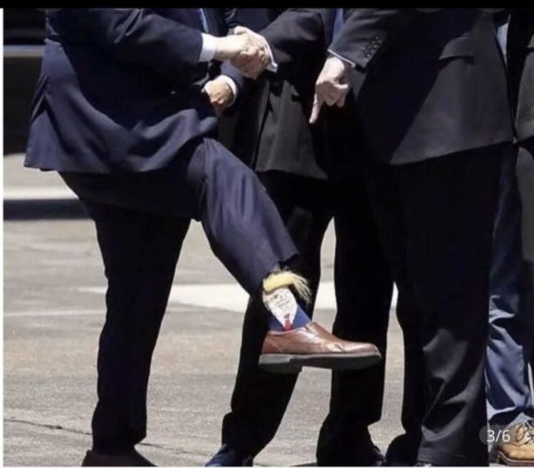 Other New Donald Trump Socks Hair Gag Gift Size ONE SIZE - 3 Thumbnail