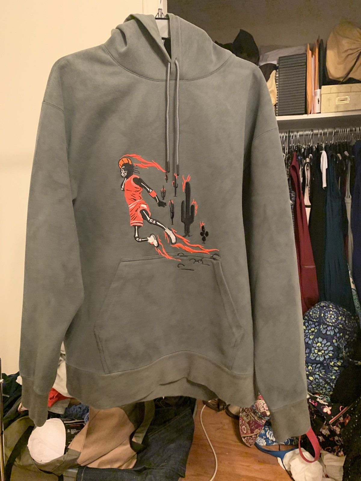 travis scott washed suede hoodie