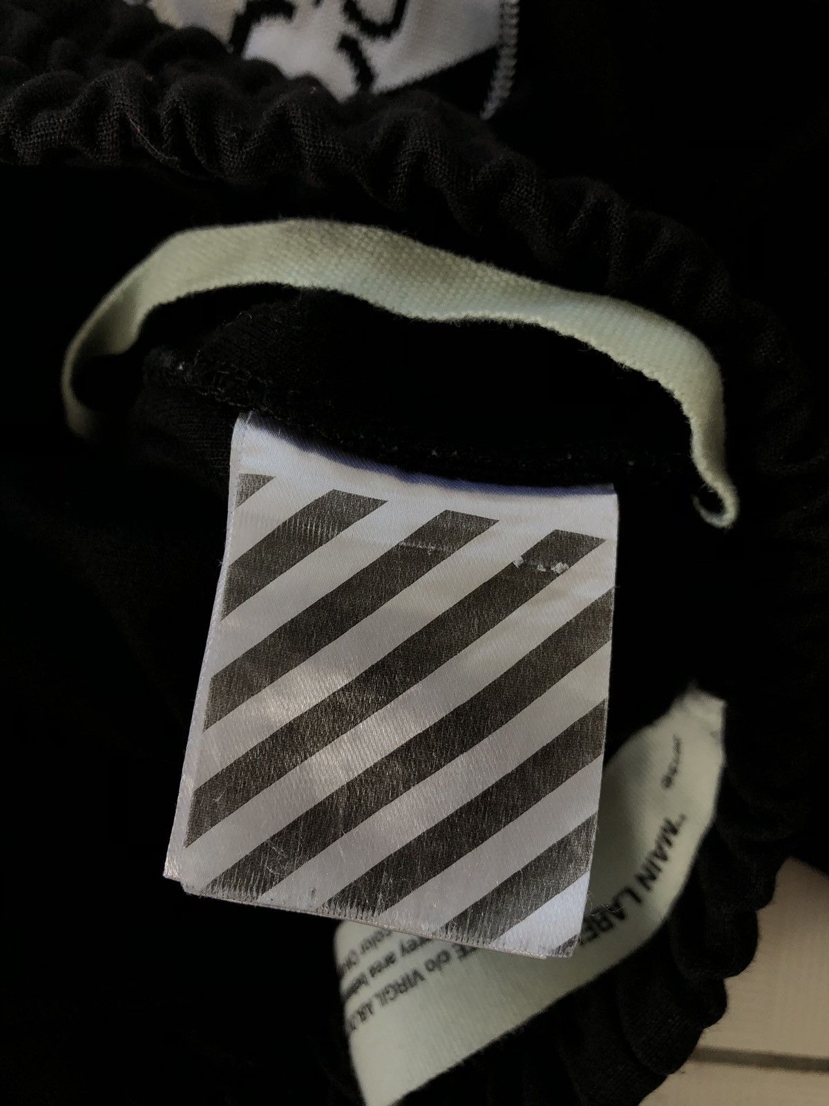 Off-White RARE CAUTION DO NOT ENTER Black Side Jogger Sweatpants Size US 30 / EU 46 - 9 Thumbnail